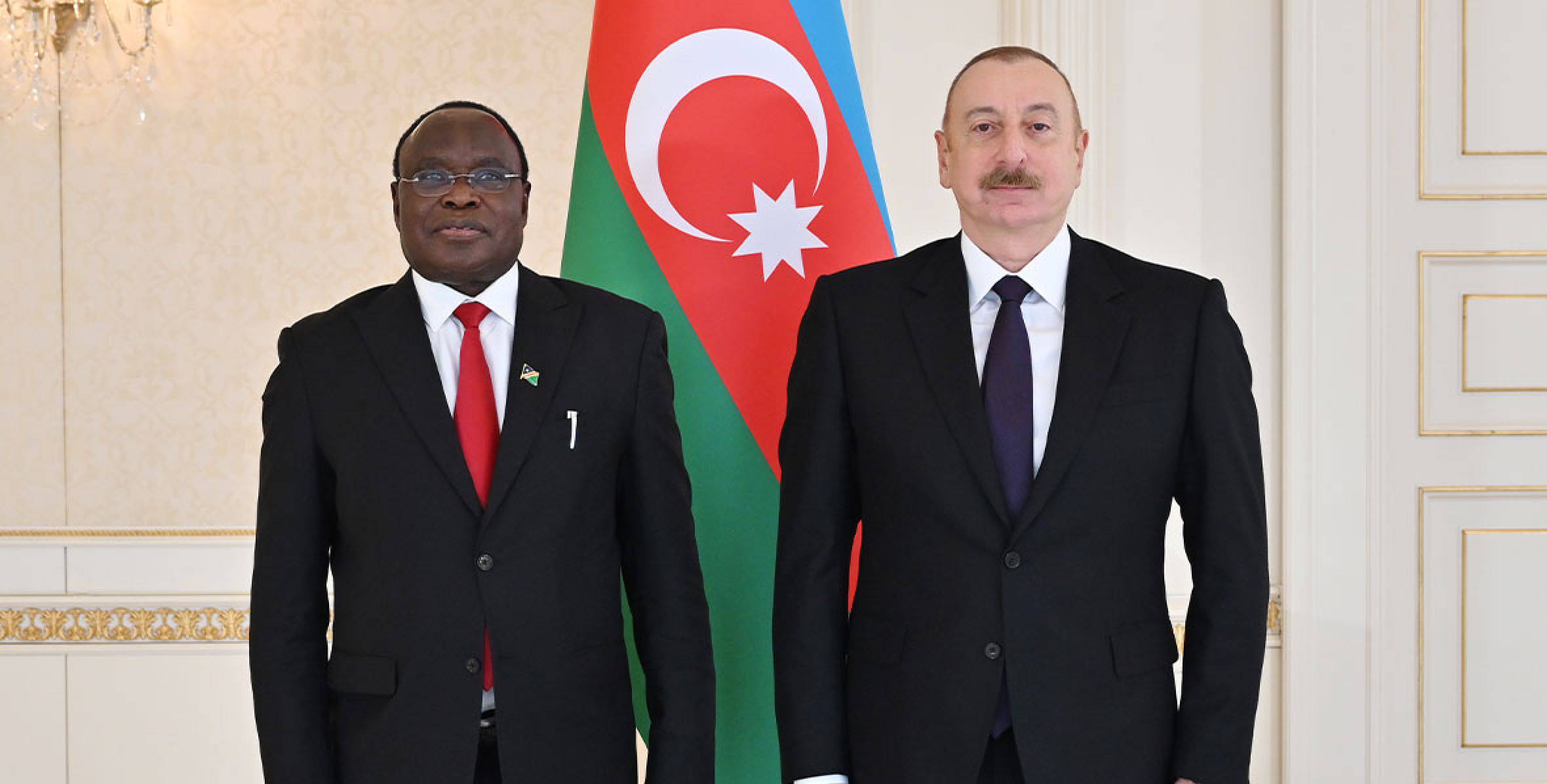 Ilham Aliyev received the credentials of incoming ambassador of Namibia