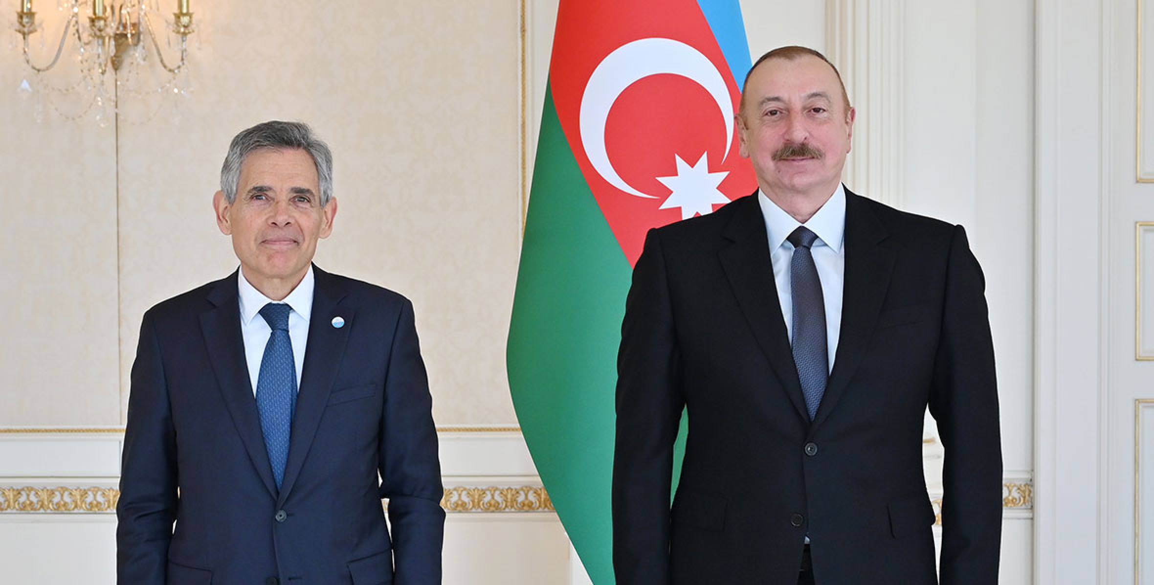 Ilham Aliyev received credentials of incoming ambassador of San Marino