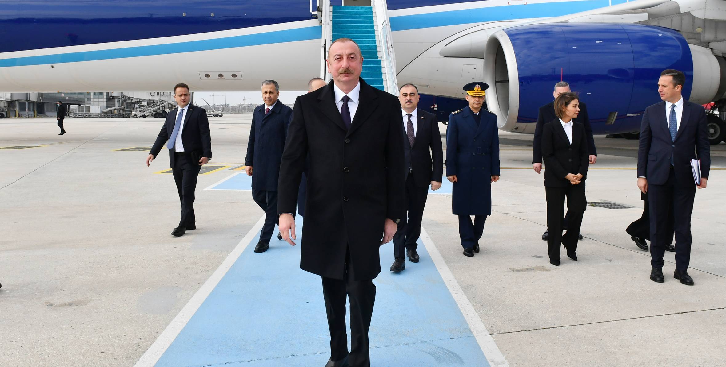 Ilham Aliyev arrived in Türkiye for working visit