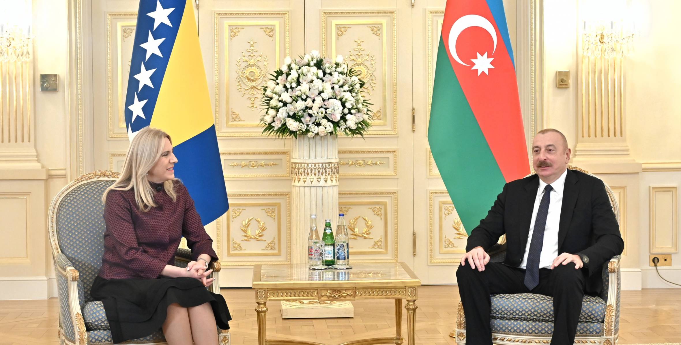 Ильхам Алиев встретился с председателем Президиума Боснии и Герцеговины