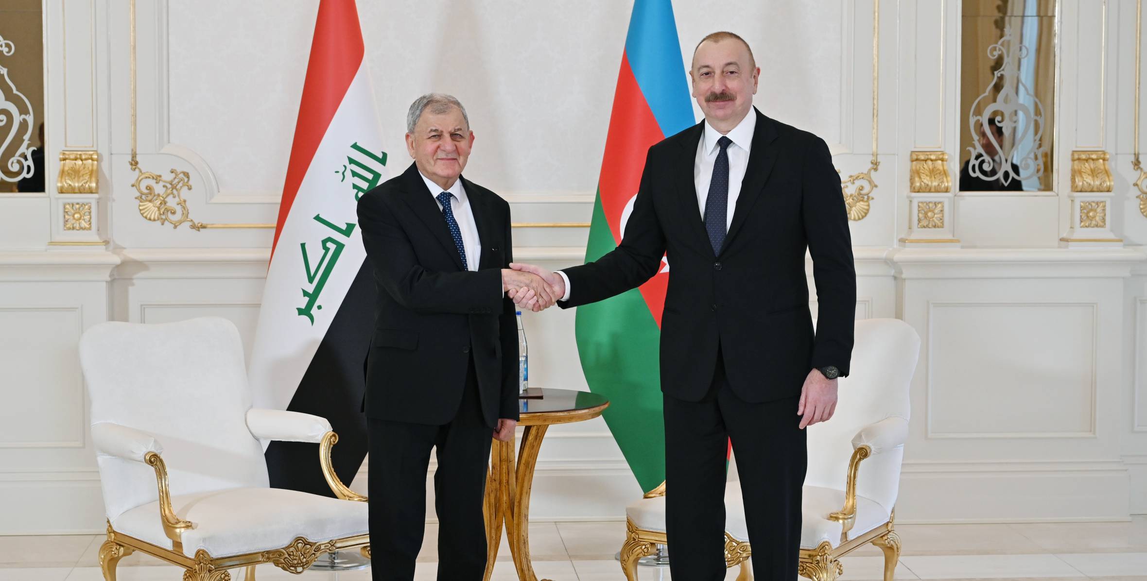 Ильхам Алиев встретился с Президентом Ирака Абдел Латифом Джамалом Рашидом