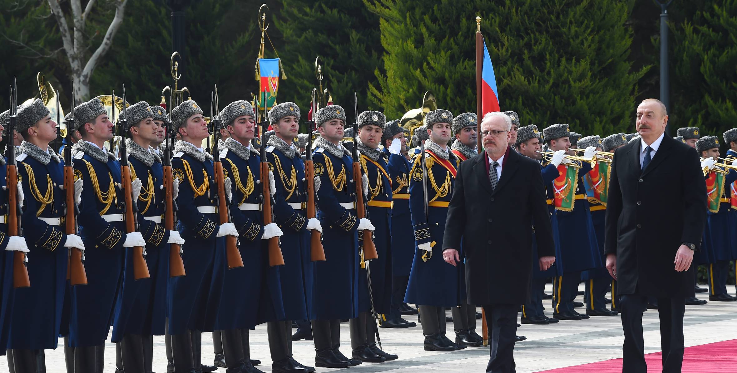 Official welcome ceremony was held for President of Latvia Egils Levits