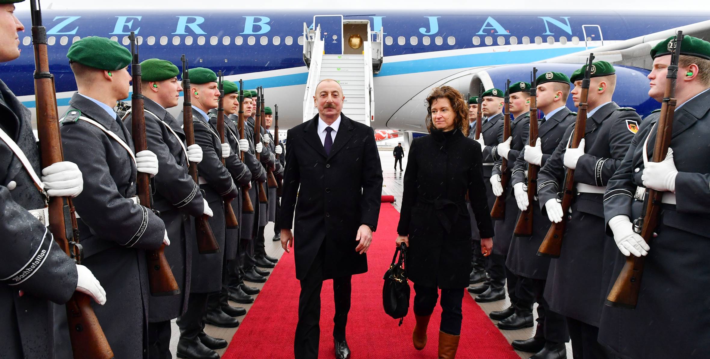 Ilham Aliyev arrived in Germany for working visit