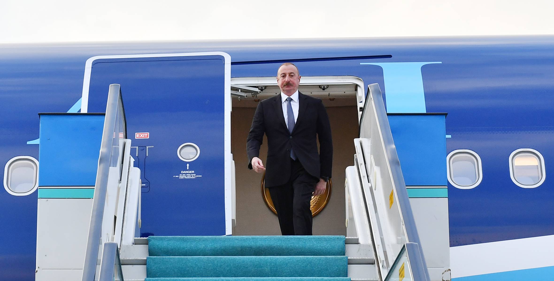 Ilham Aliyev arrived in Türkiye for visit