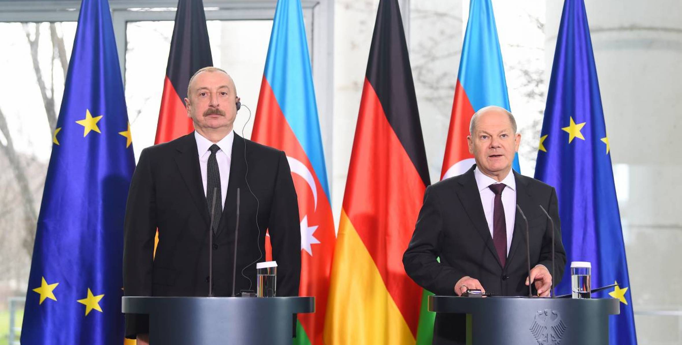 Working visit of Ilham Aliyev to Germany