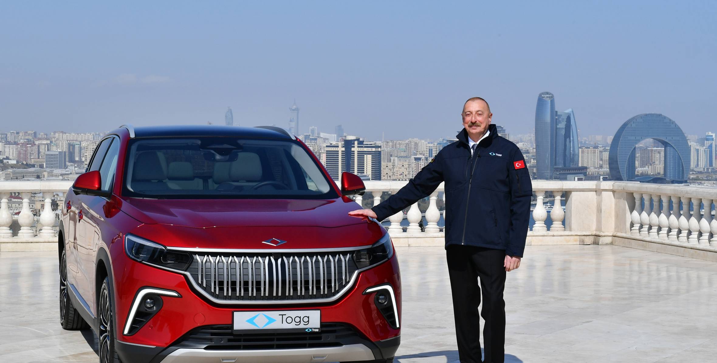 Türkiye’s first indigenous electric car Togg presented to Ilham Aliyev