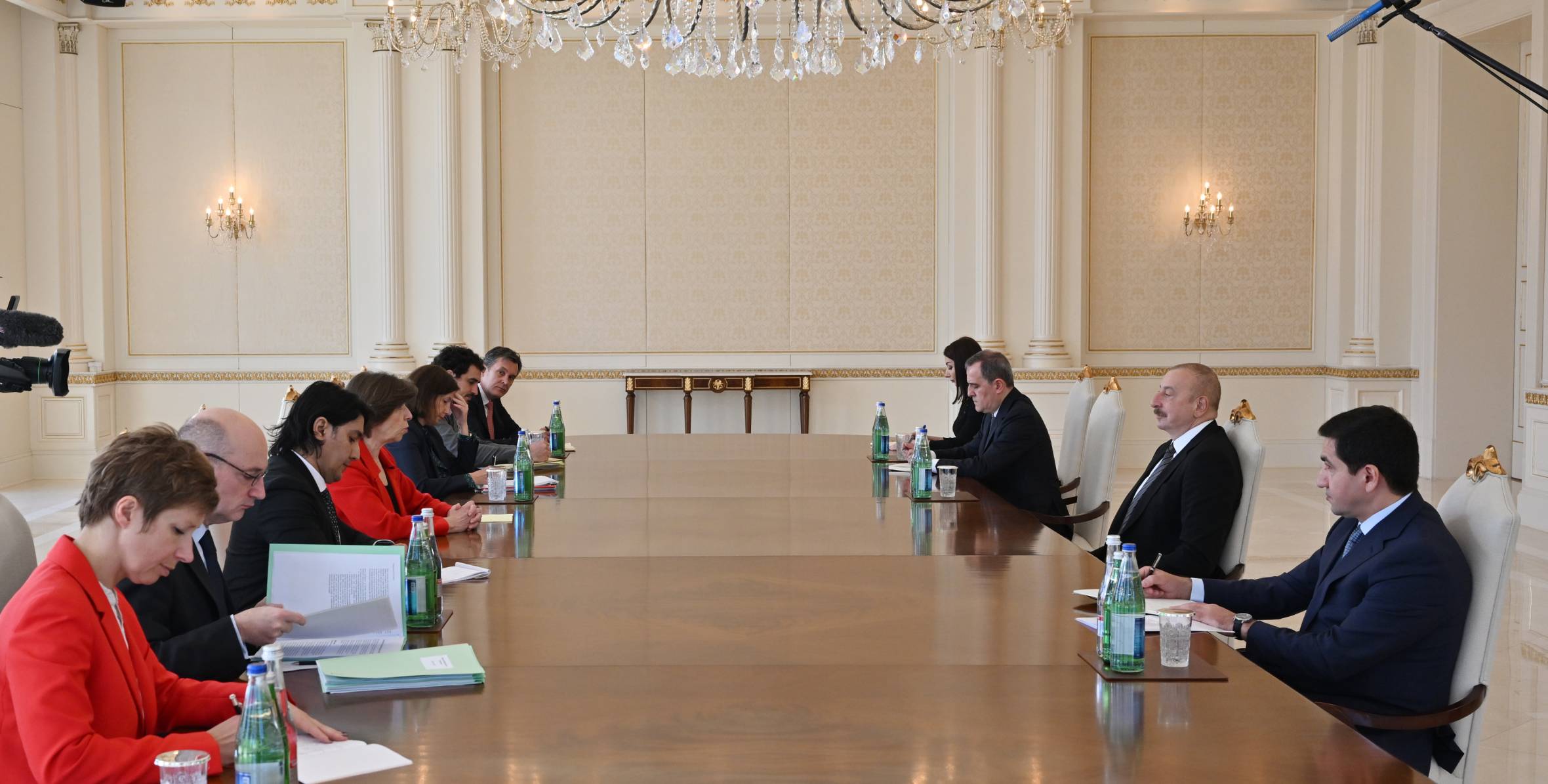 Ilham Aliyev received Minister for Europe and Foreign Affairs of France