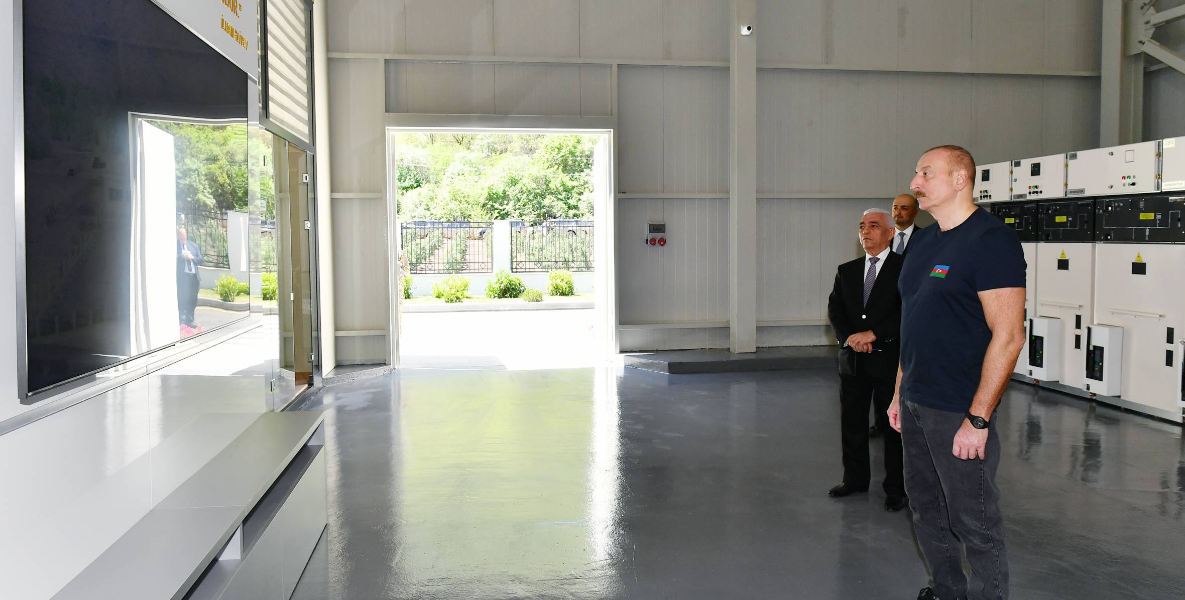 Ilham Aliyev viewed construction progress at “Sarigishlag” hydroelectric power station owned by “Azerenergy” in Zangilan
