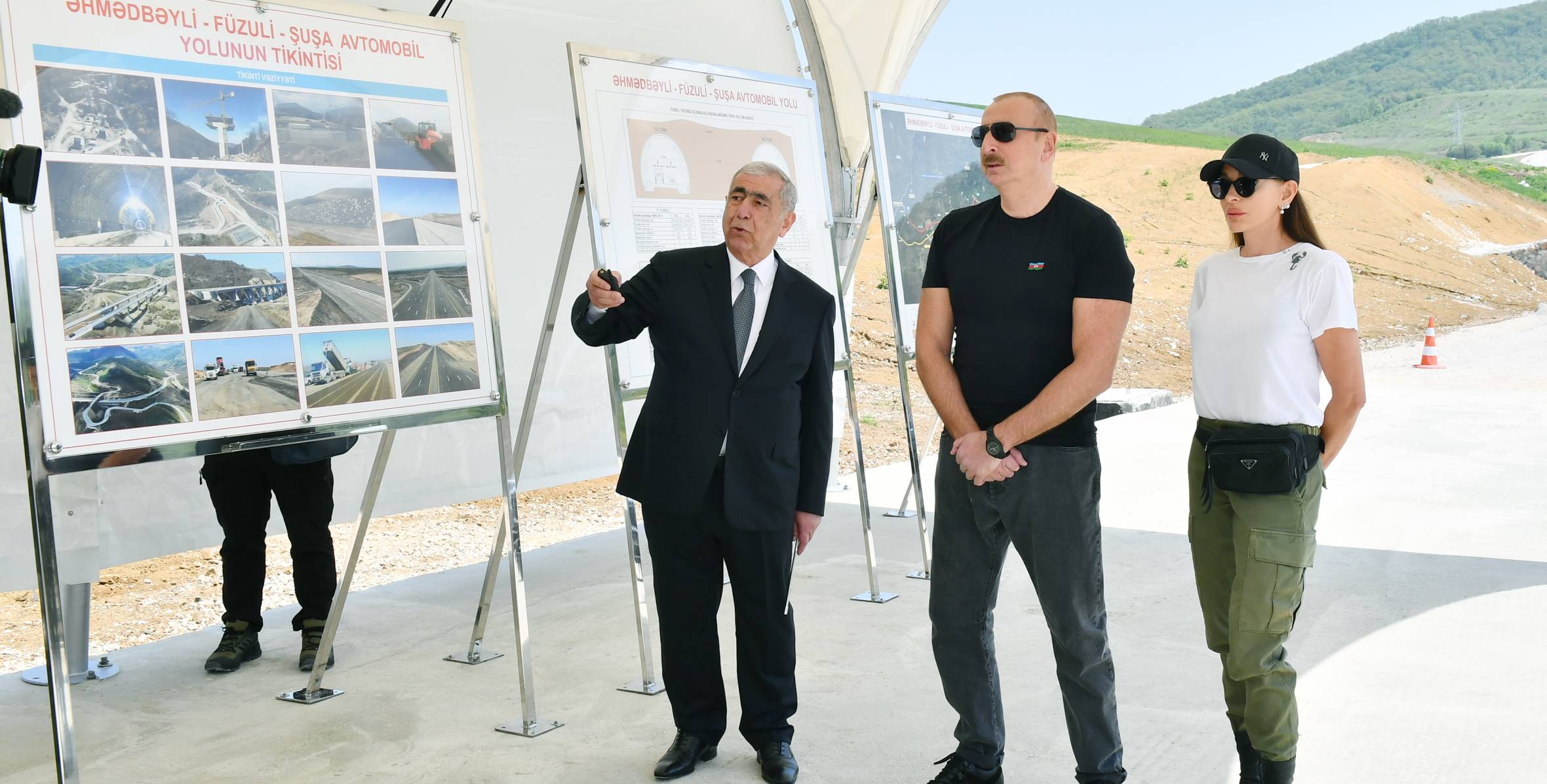 Ilham Aliyev and First Lady Mehriban Aliyeva have visited Shusha