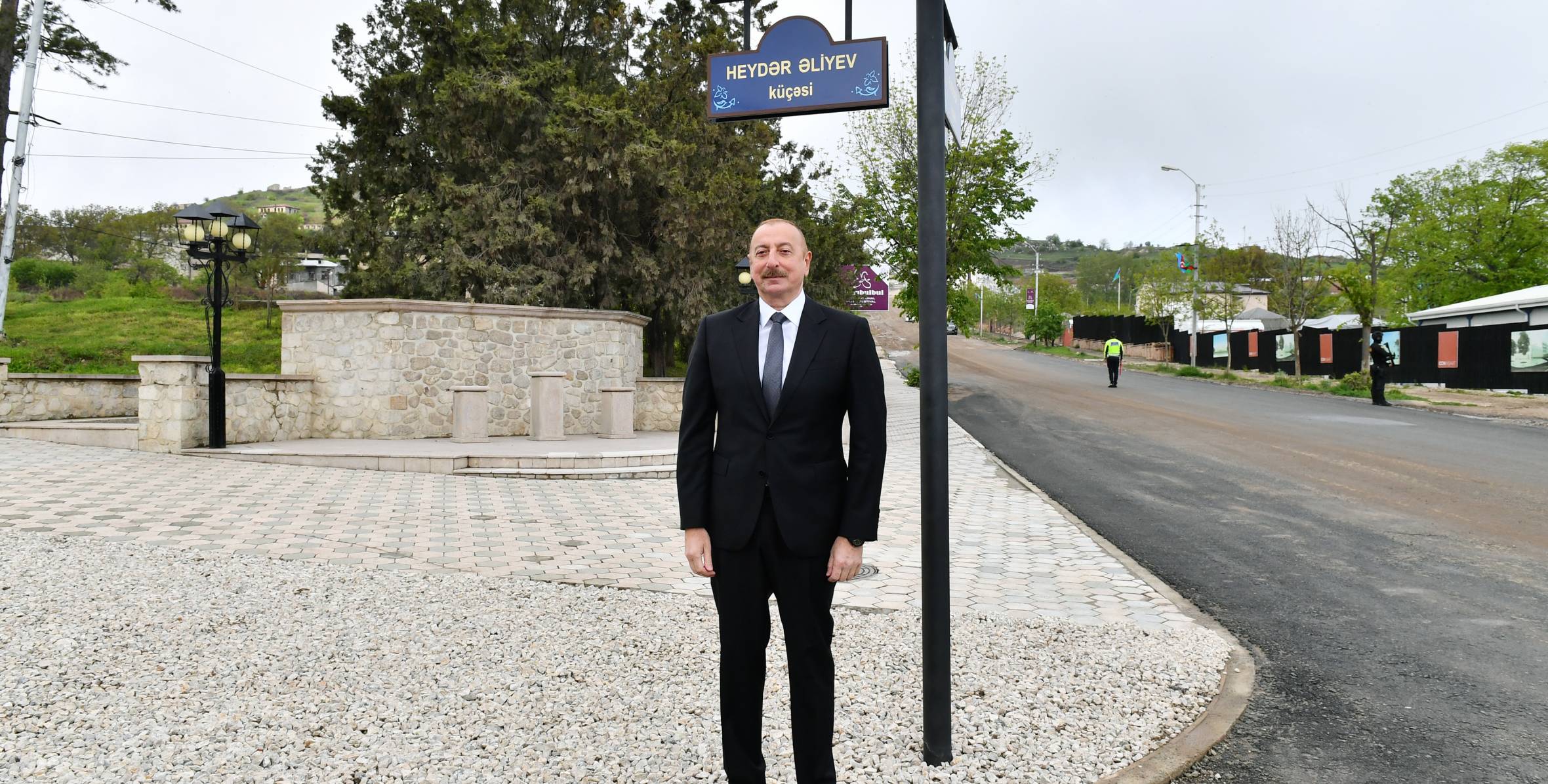 Signs at intersection of Heydar Aliyev and 8 November streets were unveiled in Shusha