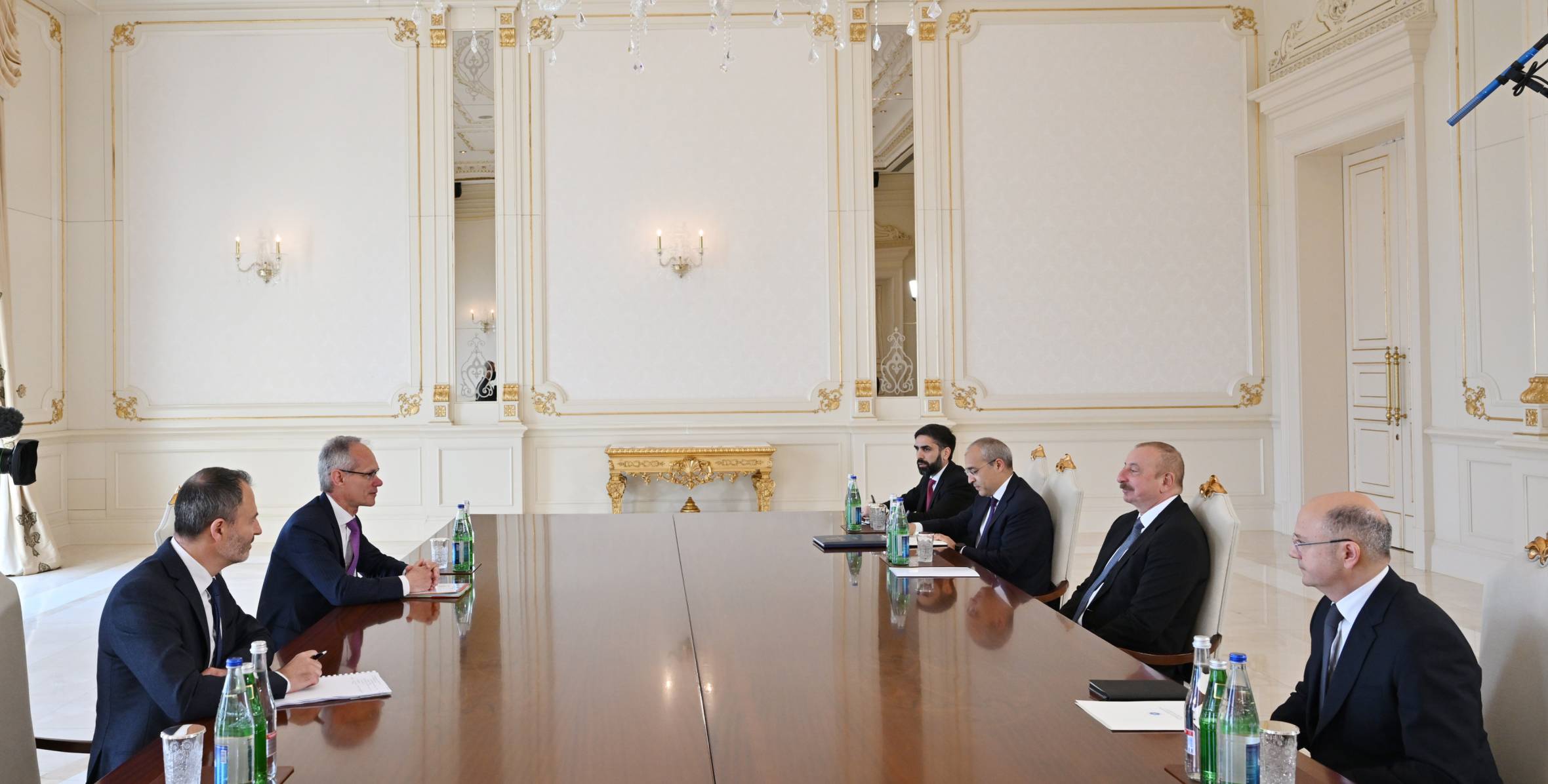 Ilham Aliyev received President of Exploration & Production of TotalEnergies