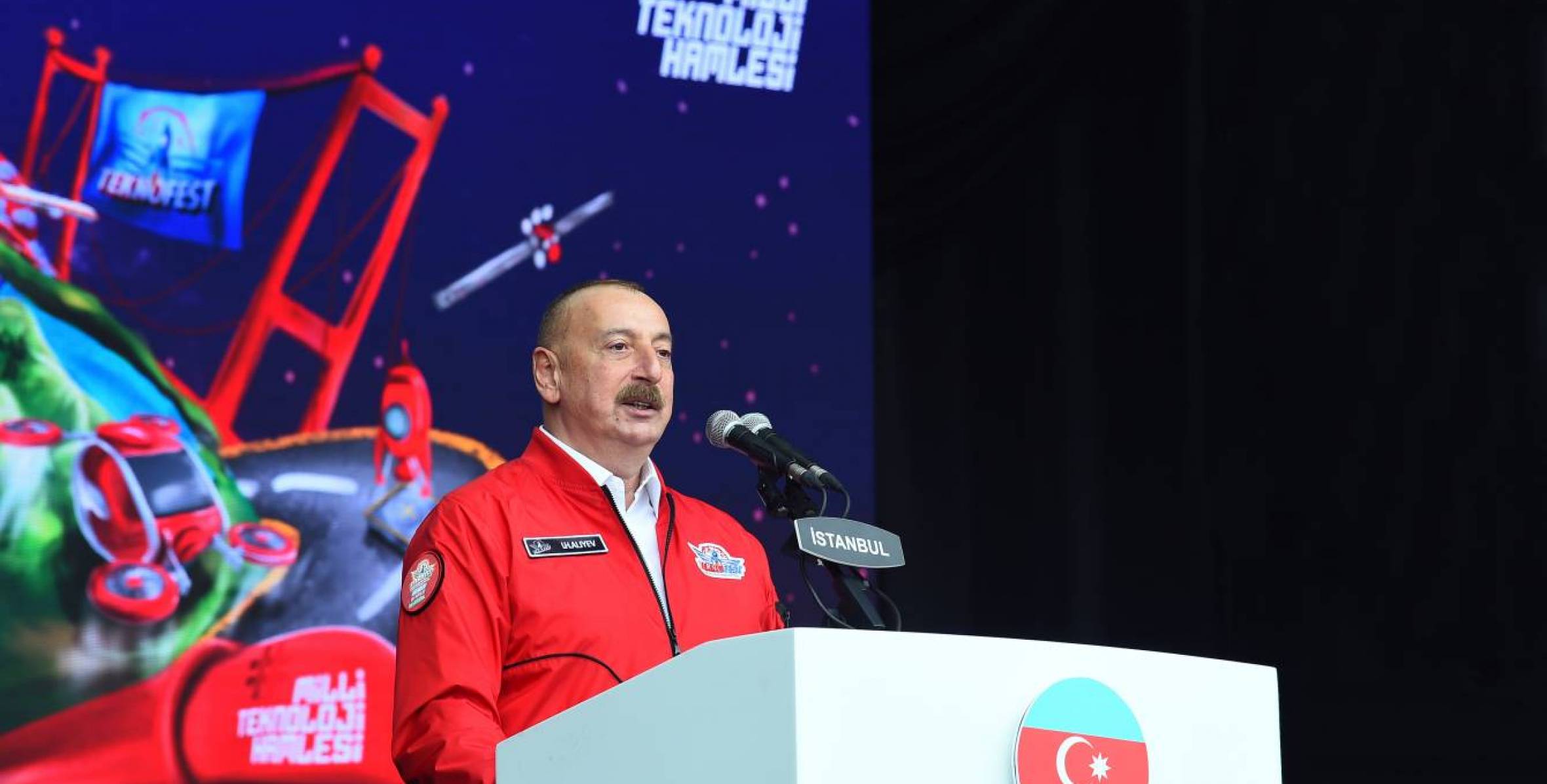 İstanbulda “TEKNOFEST” festivalında İlham Əliyevin nitqi