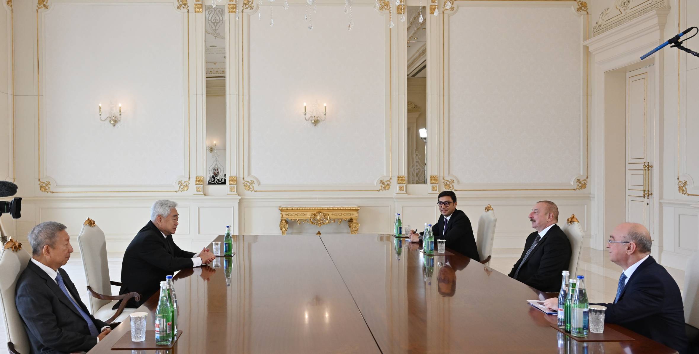 Ilham Aliyev received President of the World Taekwondo Federation and Vice-President of the International Olympic Committee