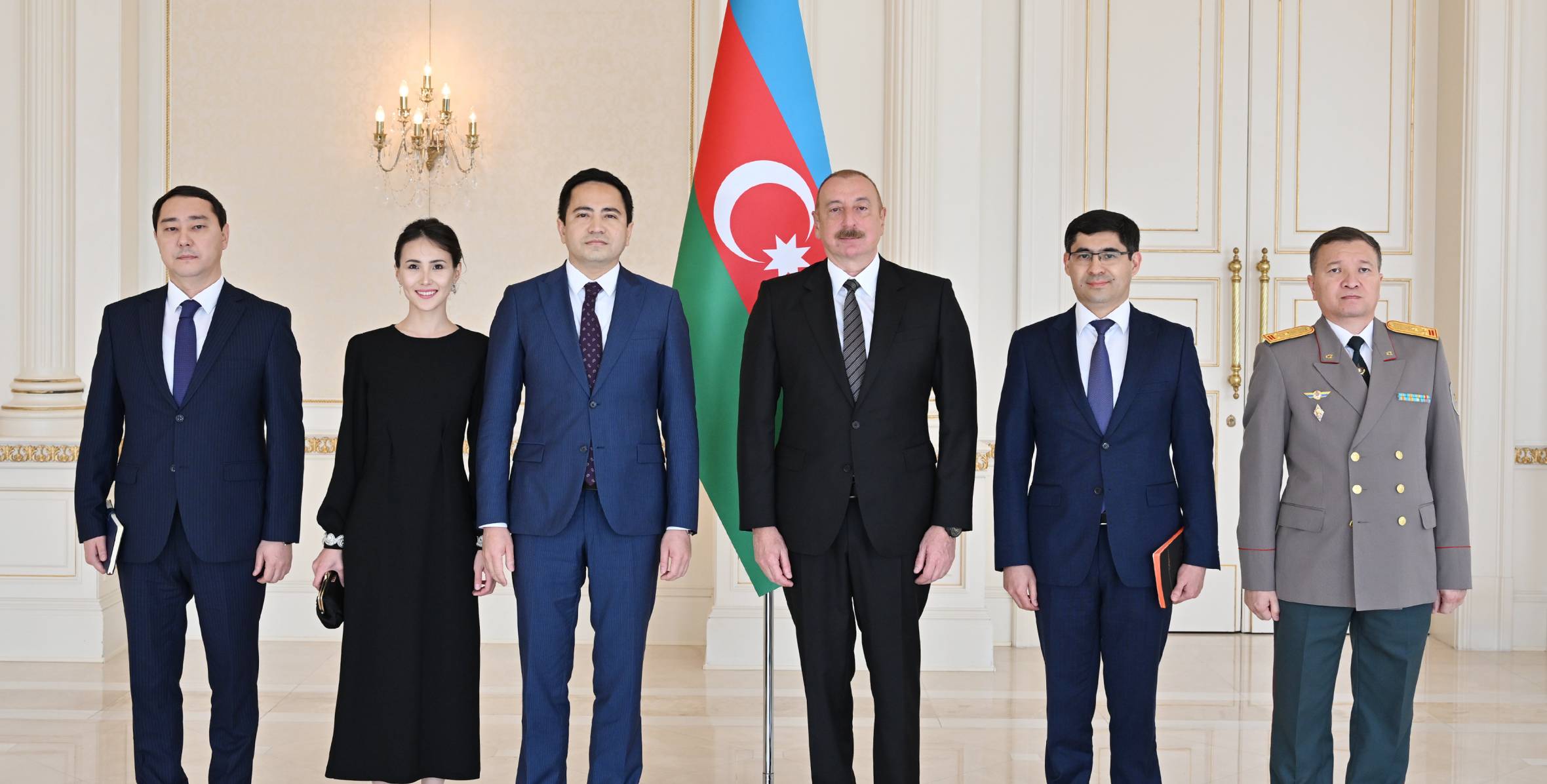 Ilham Aliyev accepted credentials of incoming ambassador of Kazakhstan
