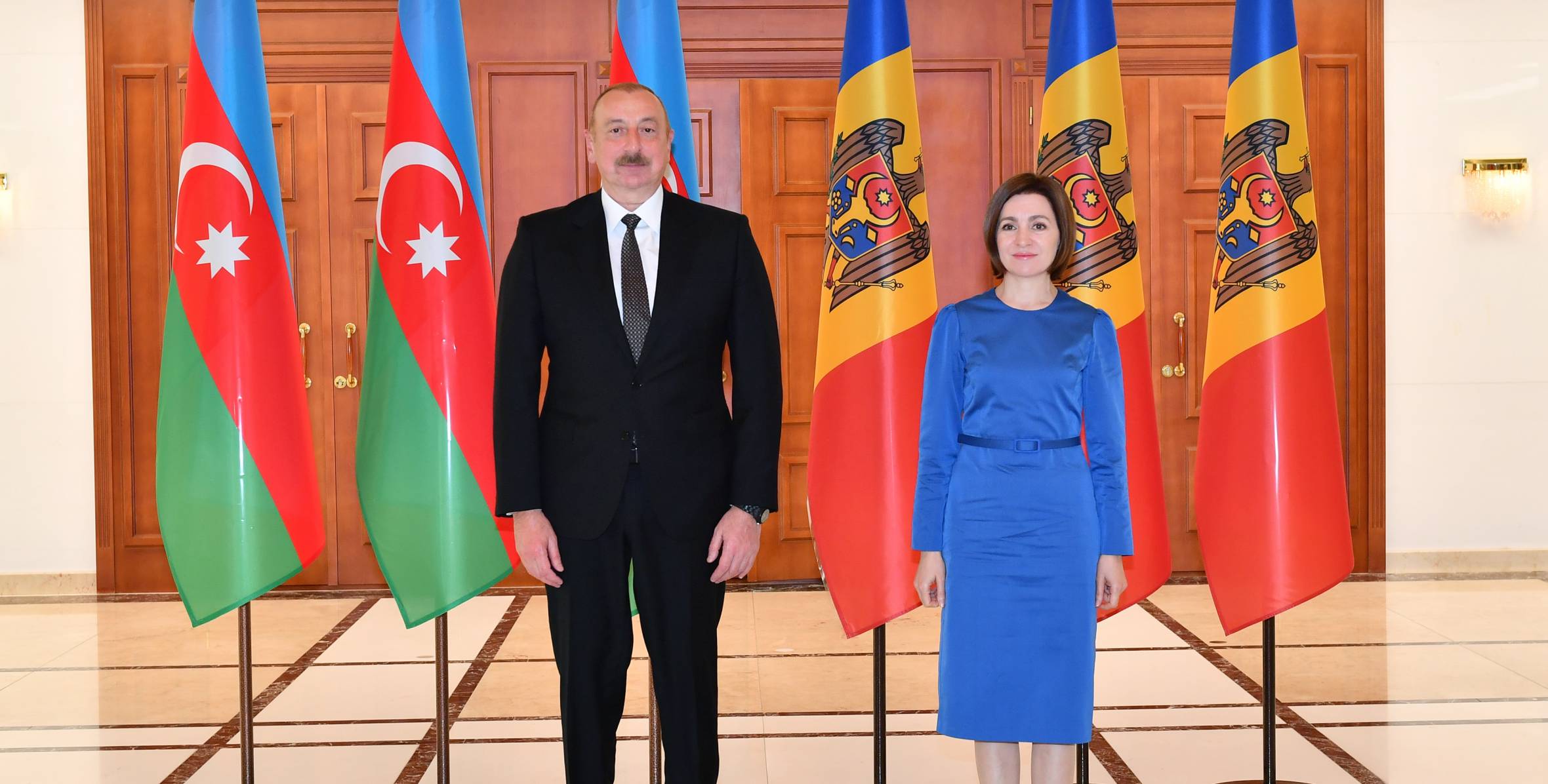 Ilham Aliyev met with President of Moldova Maia Sandu in Chișinău