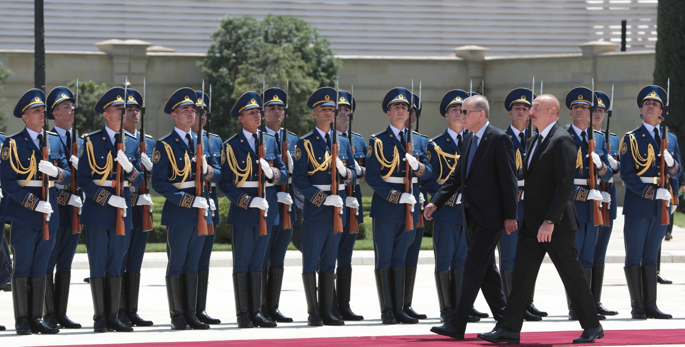 An official welcome ceremony has today been held for President of the Republic of Türkiye Recep Tayyip Erdogan