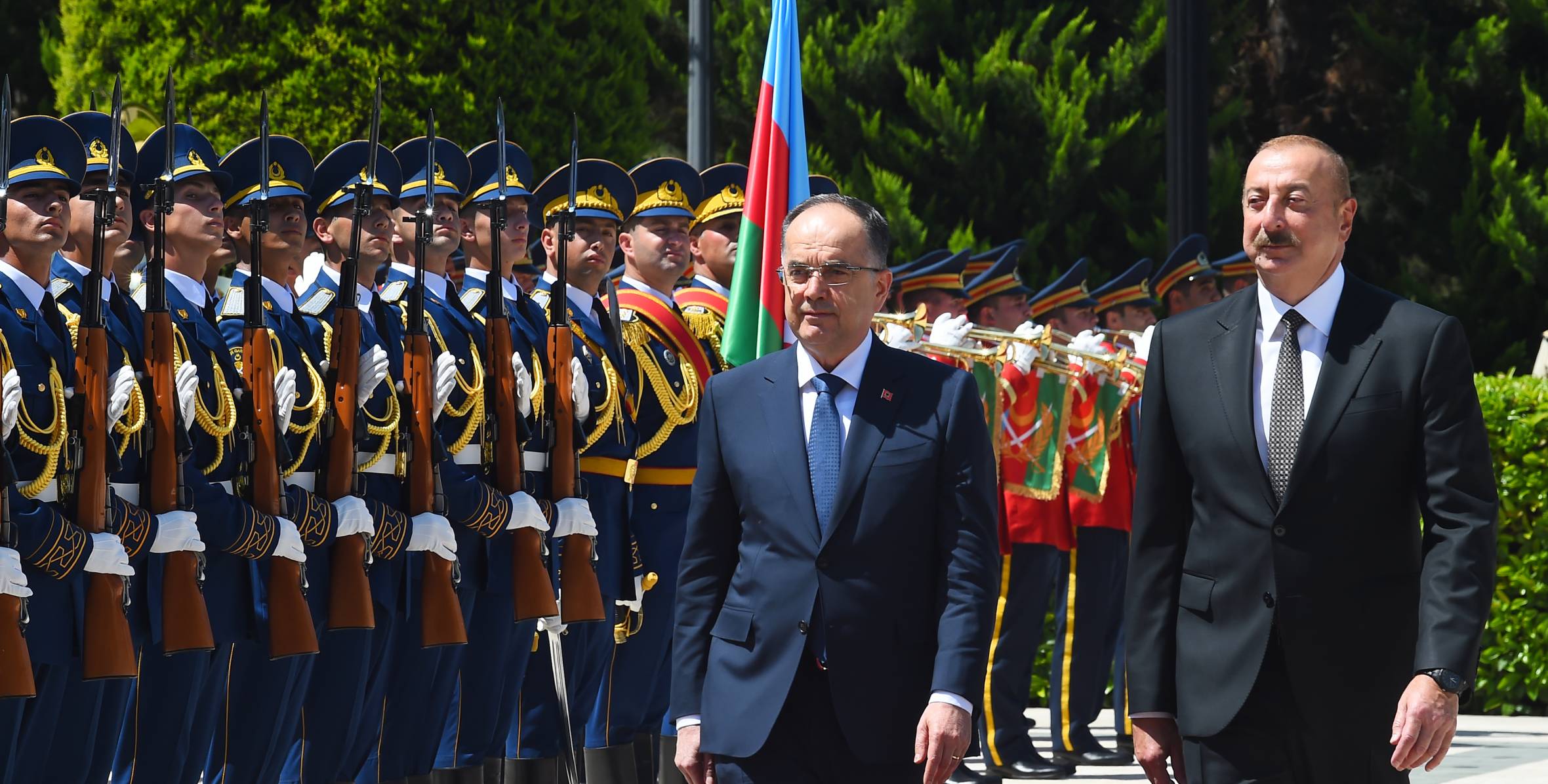 Official welcome ceremony was held for President of Albania Bajram Begaj