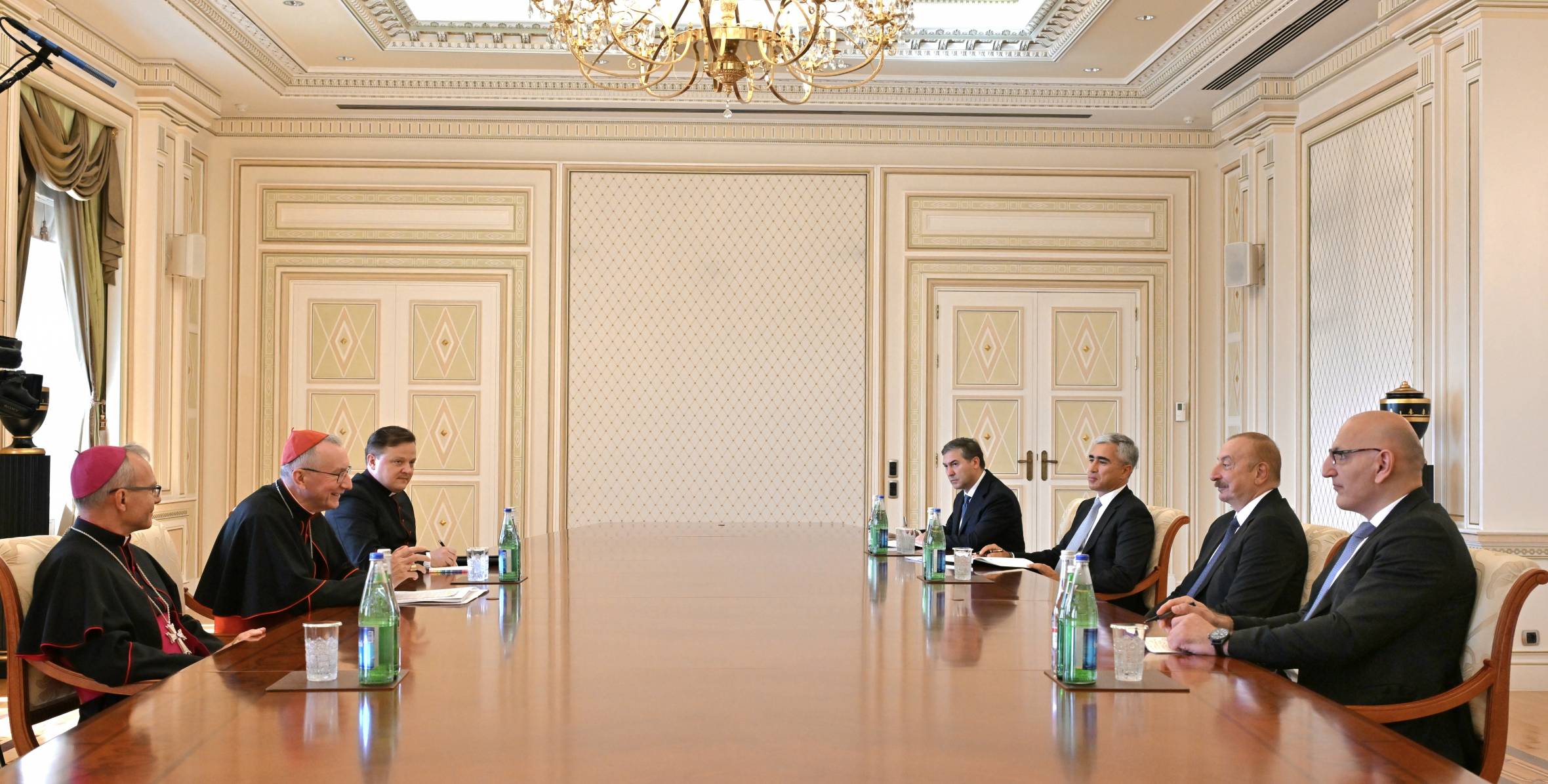 Ilham Aliyev received Secretary of State of the Holy See