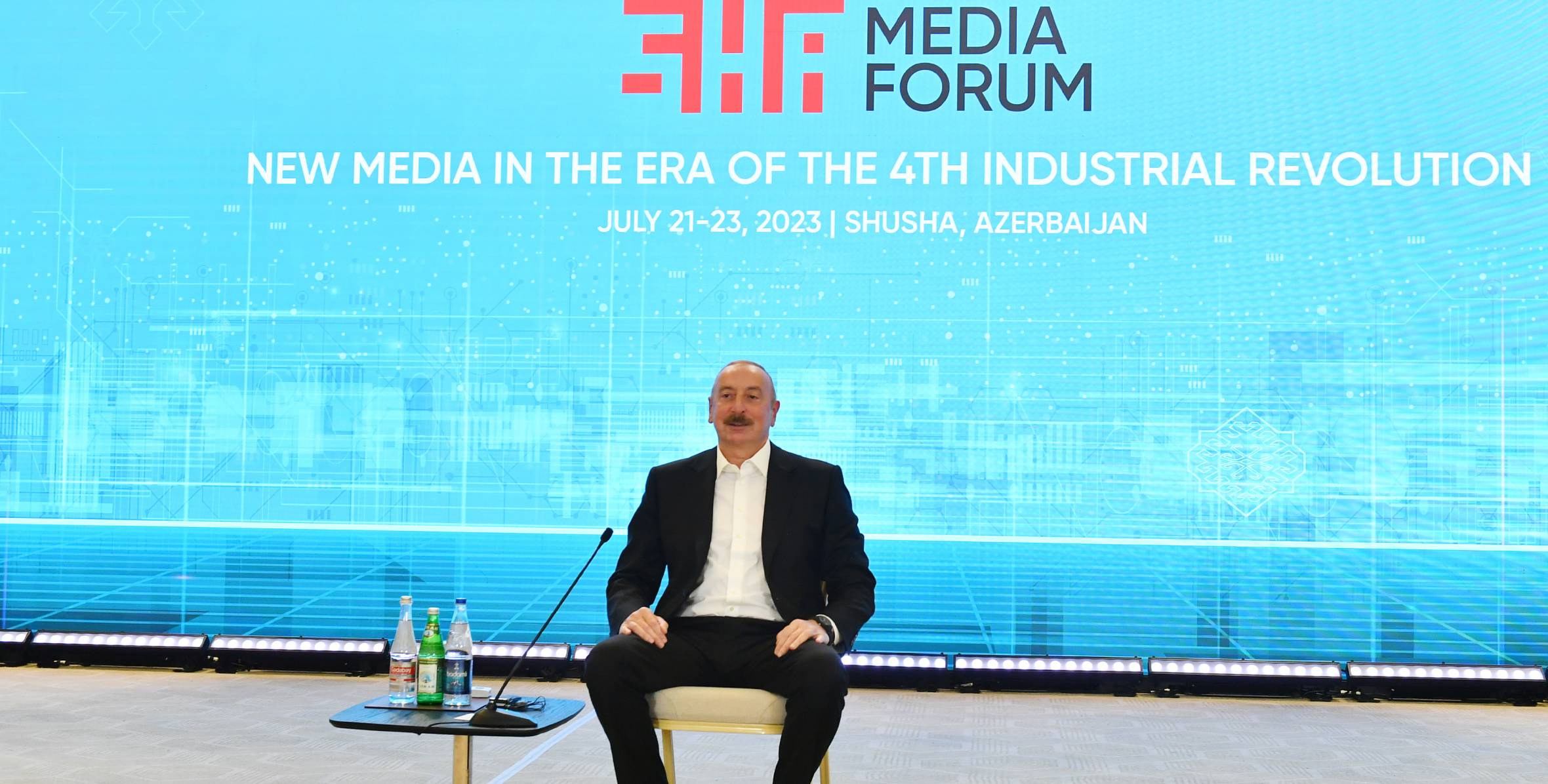 Ильхам Алиев выступил на Шушинском Глобальном медиафоруме