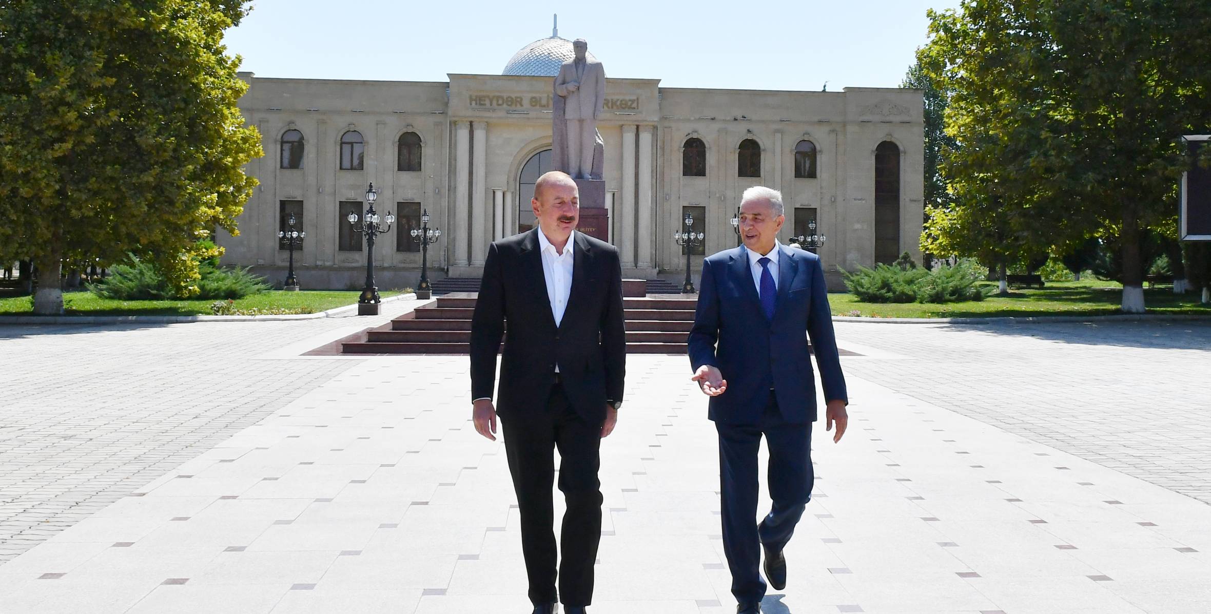 Ilham Aliyev visited Samukh district