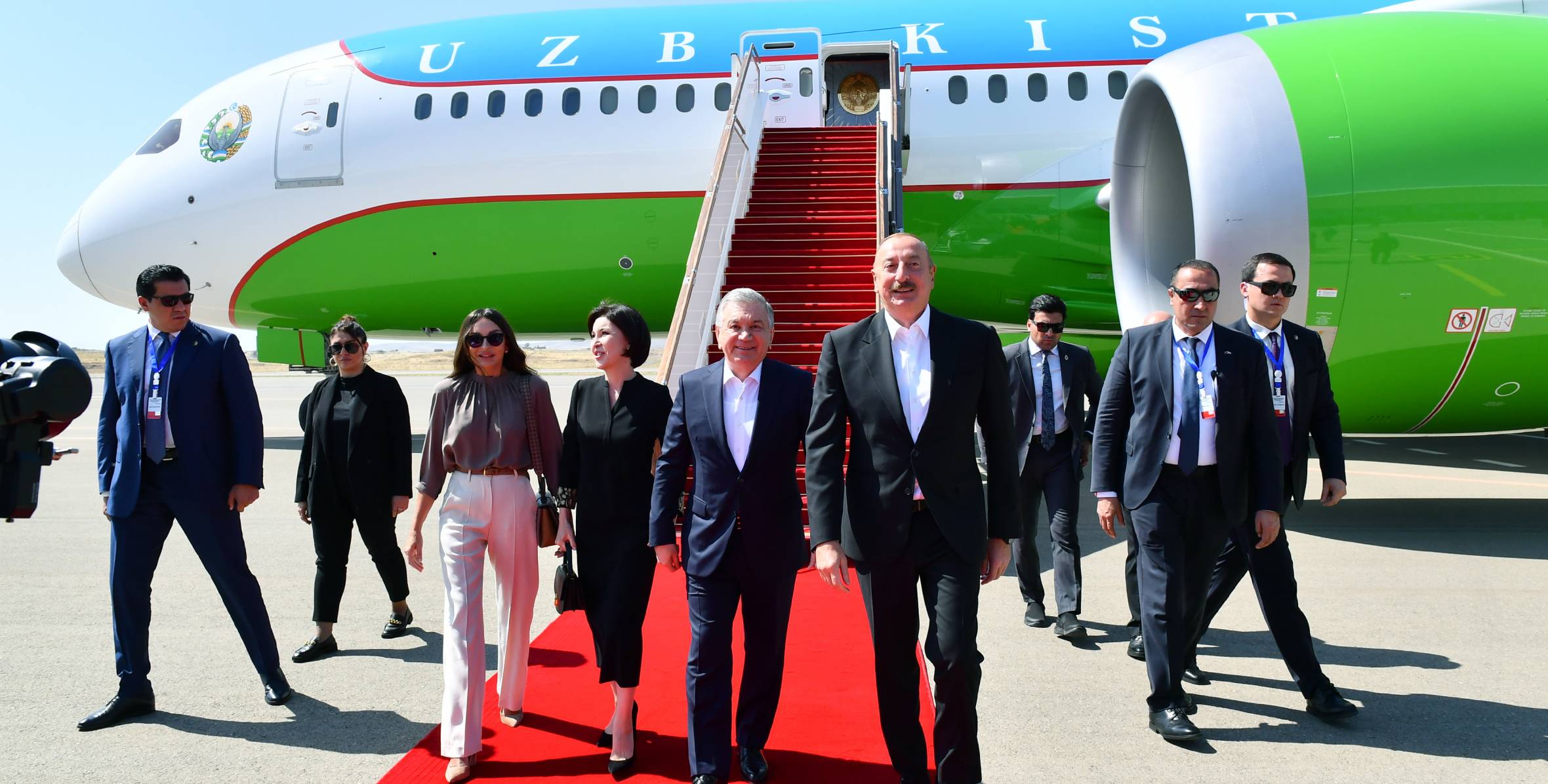 Находящийся с государственным визитом в Азербайджане Президент Узбекистана Шавкат Мирзиёев прибыл в Физулинский район