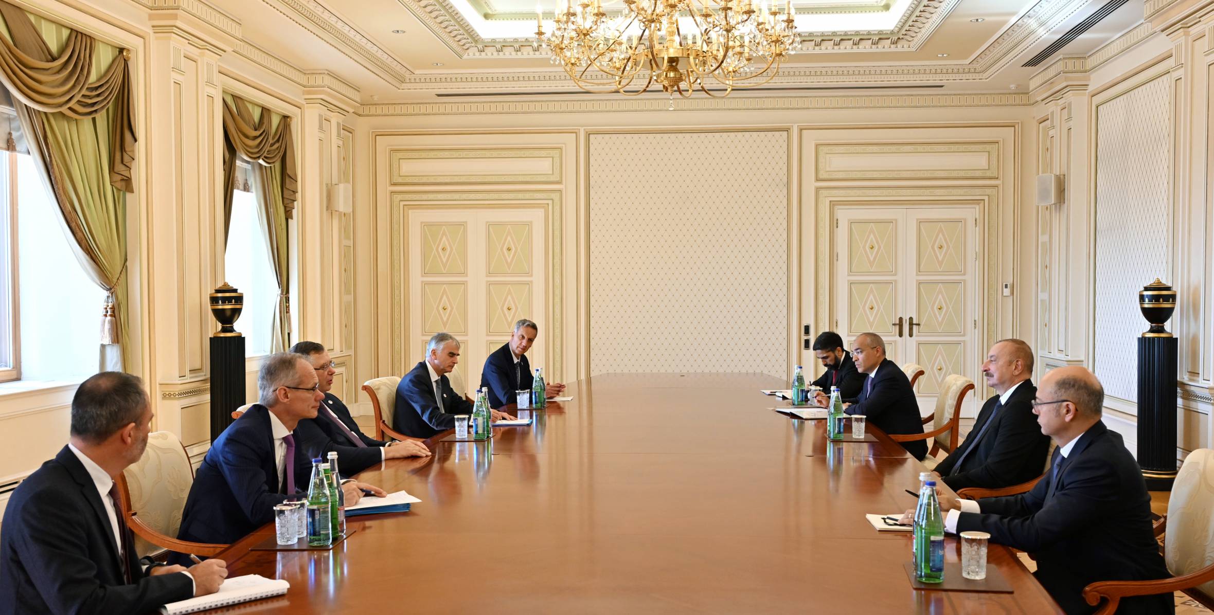 Ilham Aliyev received Chief Executive Officer of TotalEnergies