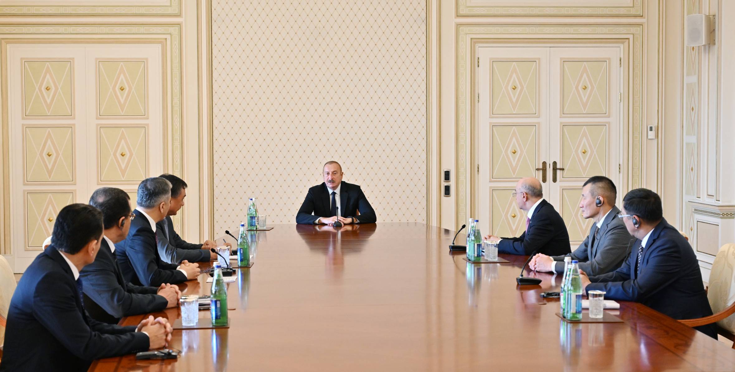 Ilham Aliyev received ministers of Turkic states participating in the events held in Baku