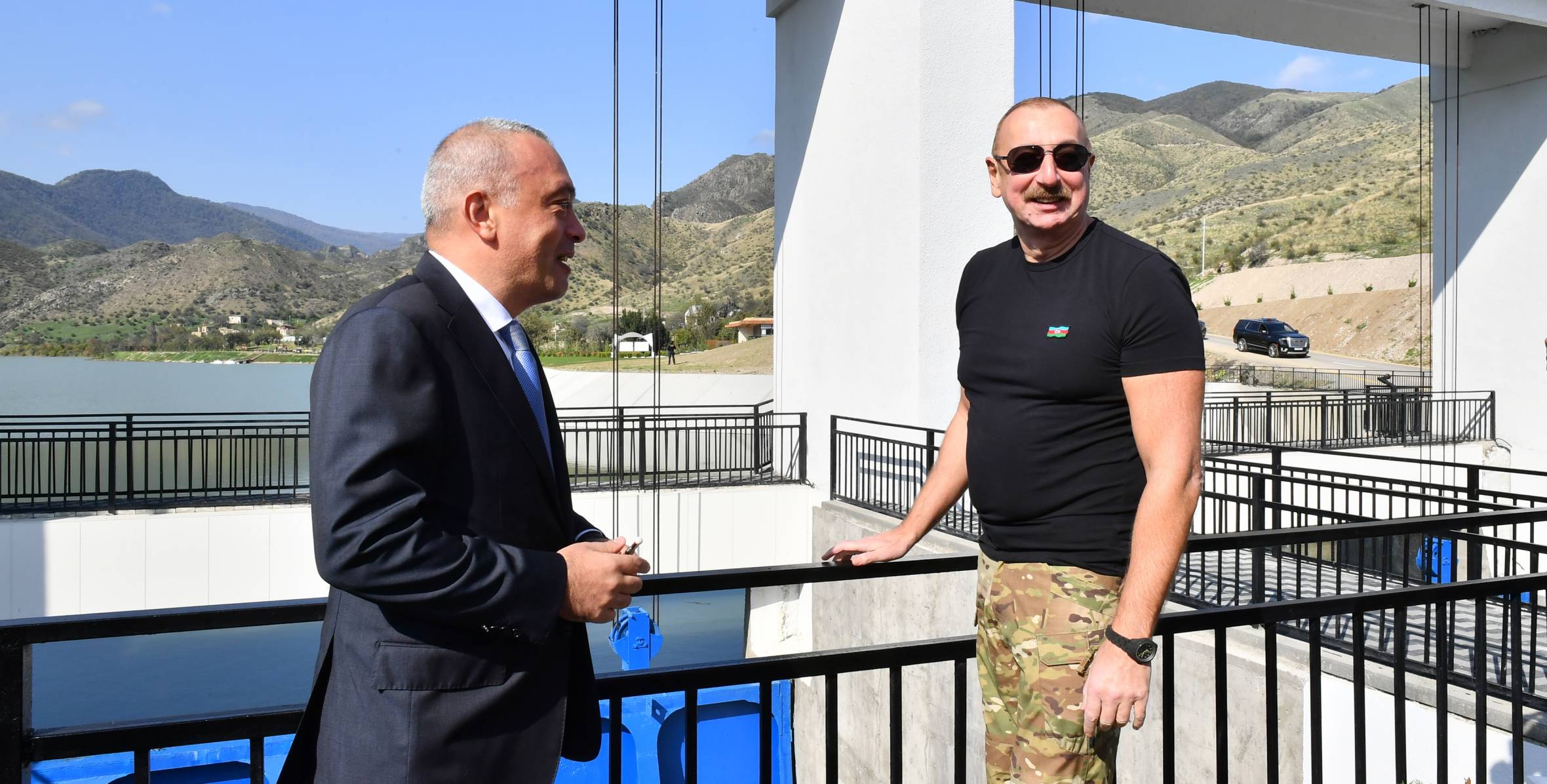 Ilham Aliyev has participated in a ceremony to commission the Sugovushan reservoir after its repair and renovation in the Tartar district