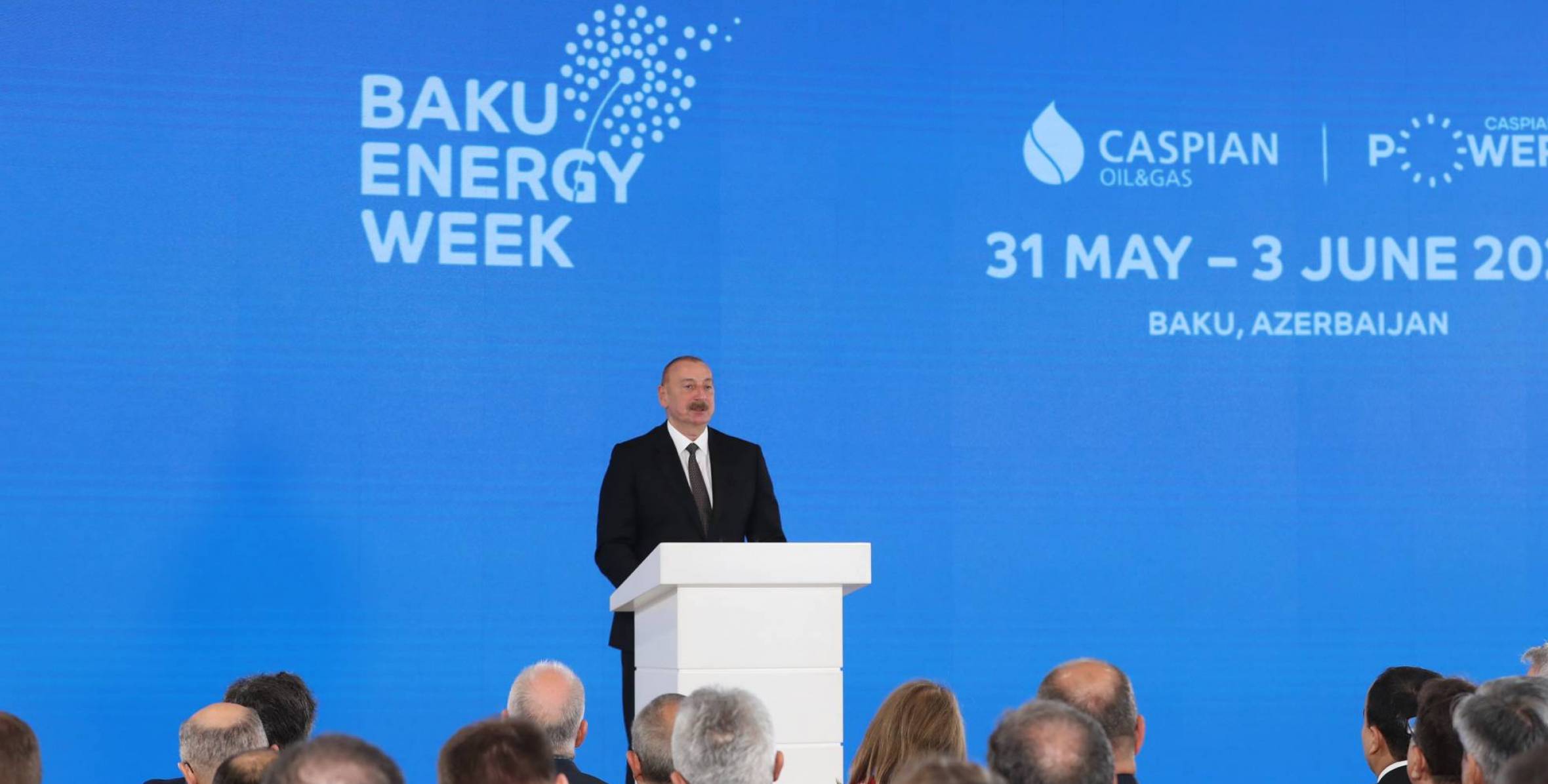 Speech by Ilham Aliyev at the official opening ceremony of 28th International Caspian Oil & Gas Exhibition within the framework of the Baku Energy Week
