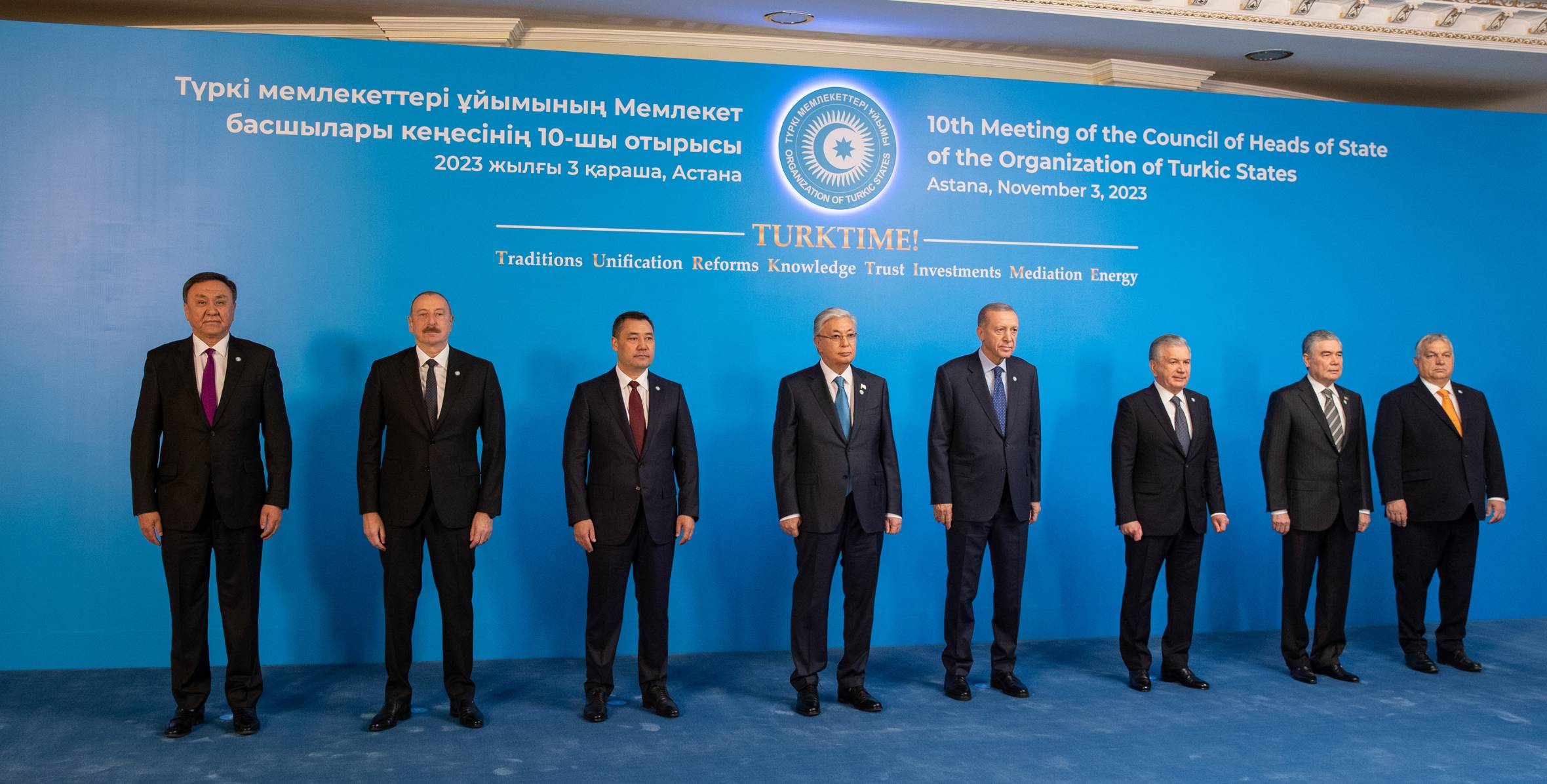 Ilham Aliyev attends 10th summit of the Organization of Turkic States in Astana