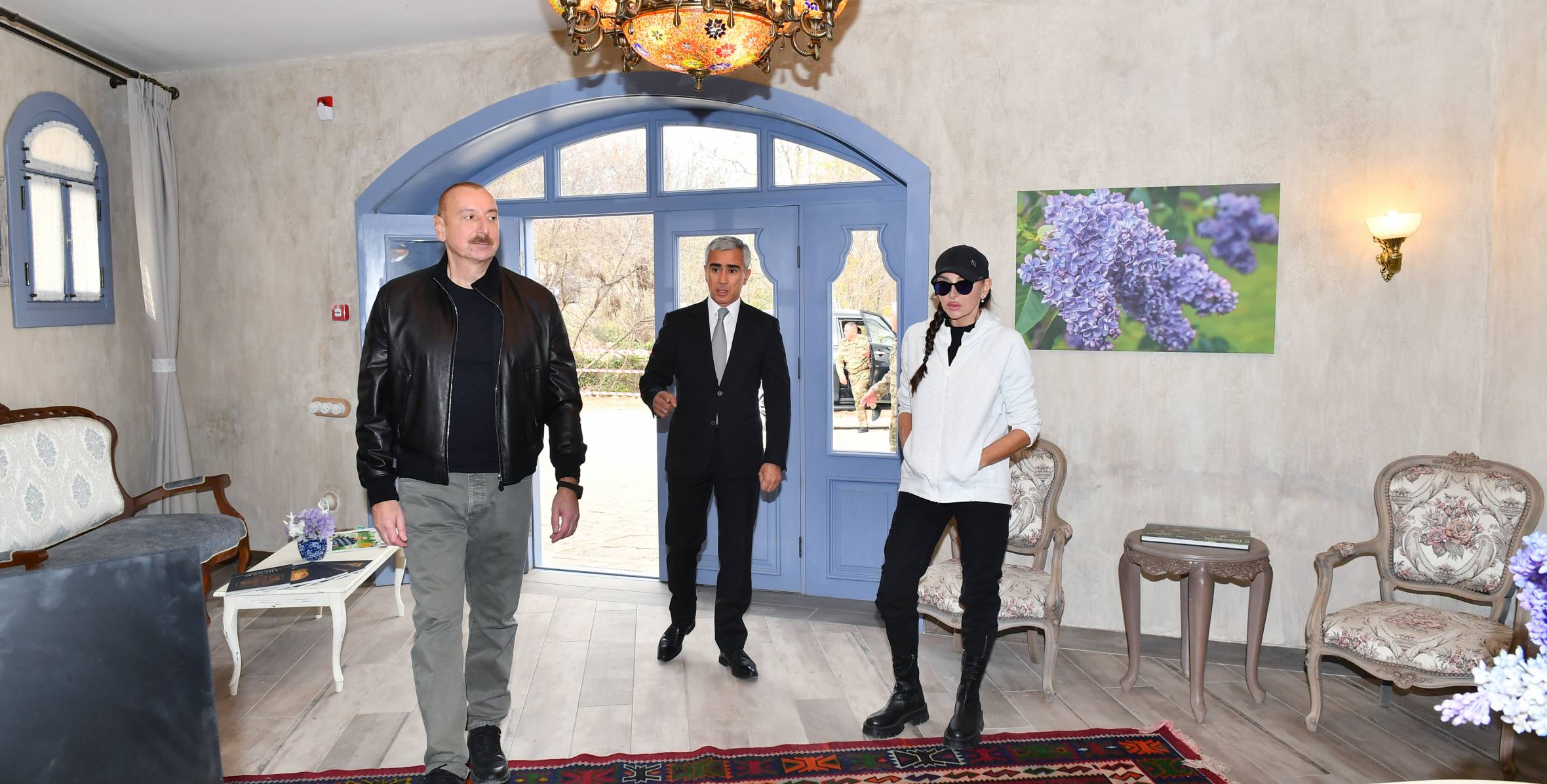 Ильхам Алиев и первая леди Мехрибан Алиева приняли участие в открытии отеля Yasəmən в Шуше