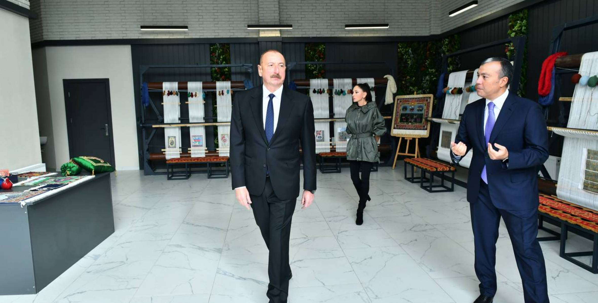 Visit of Ilham Aliyev to Ismayilli