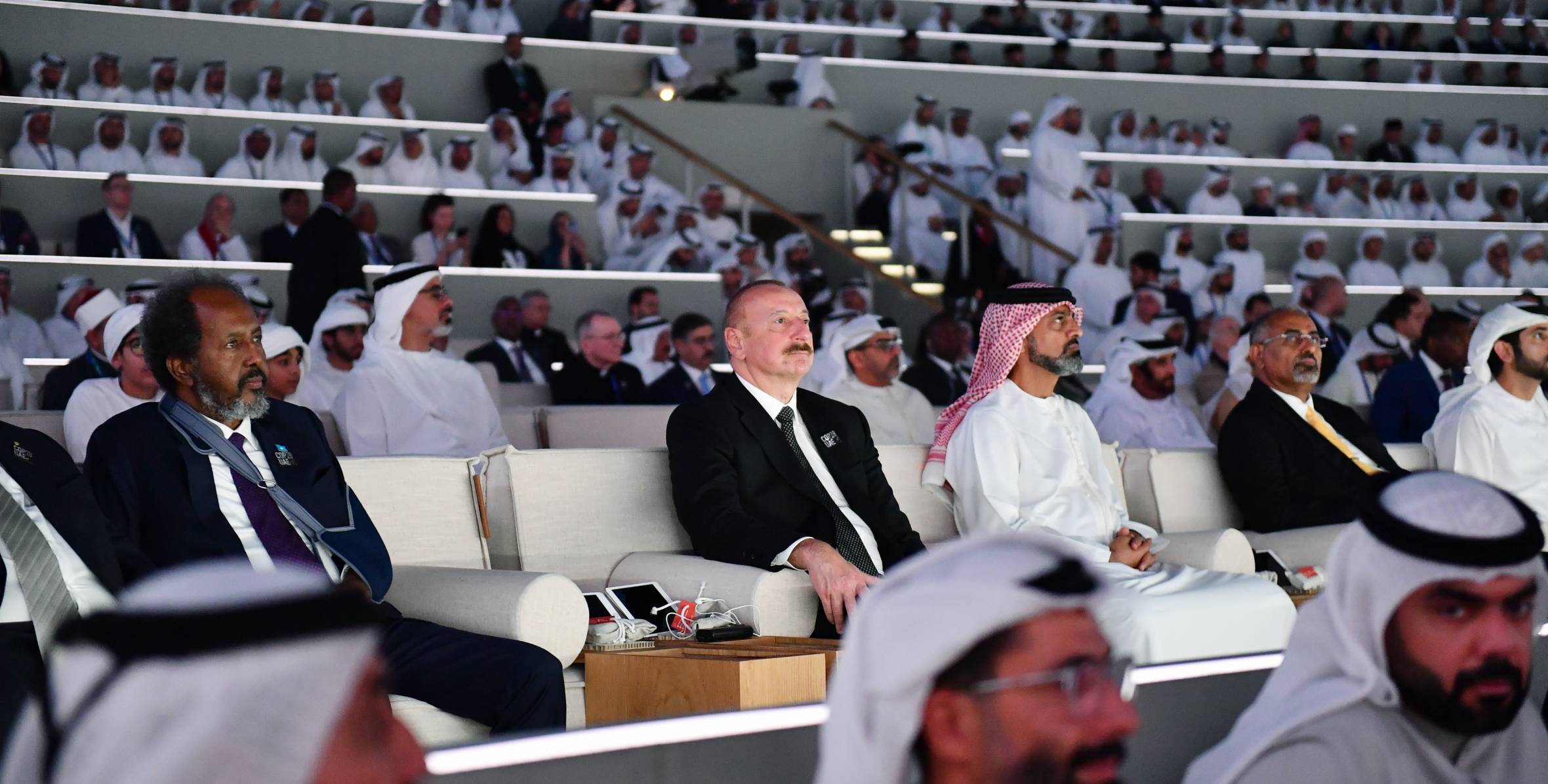Ильхам Алиев принял участие в мероприятии по случаю Национального дня Объединенных Арабских Эмиратов