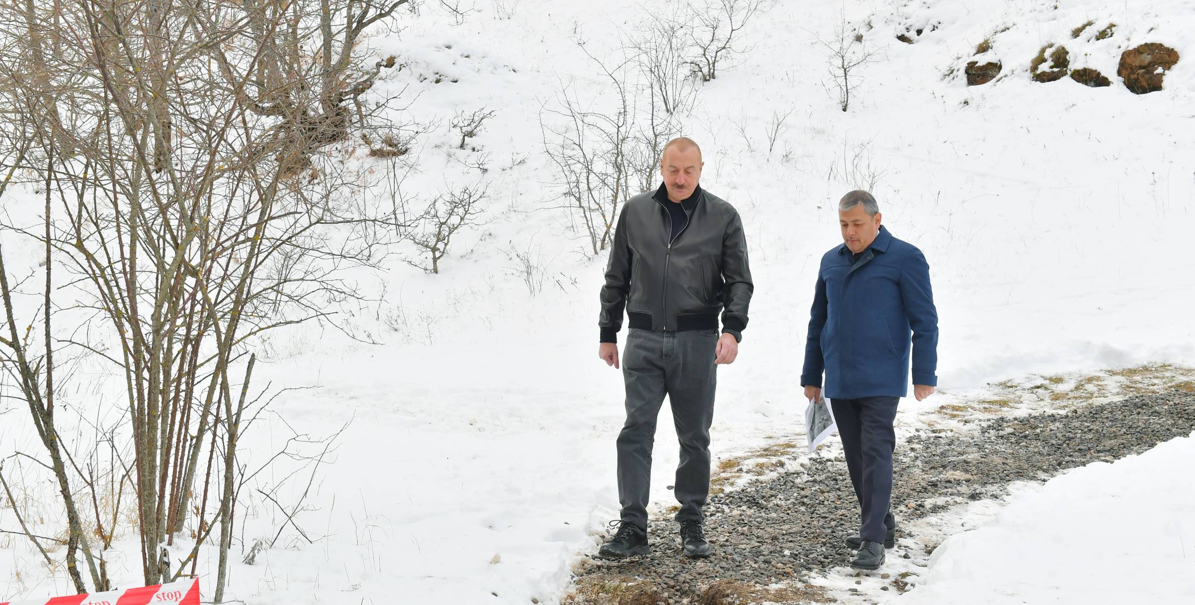 Ilham Aliyev has visited the Turshsu Spring in the Shusha district
