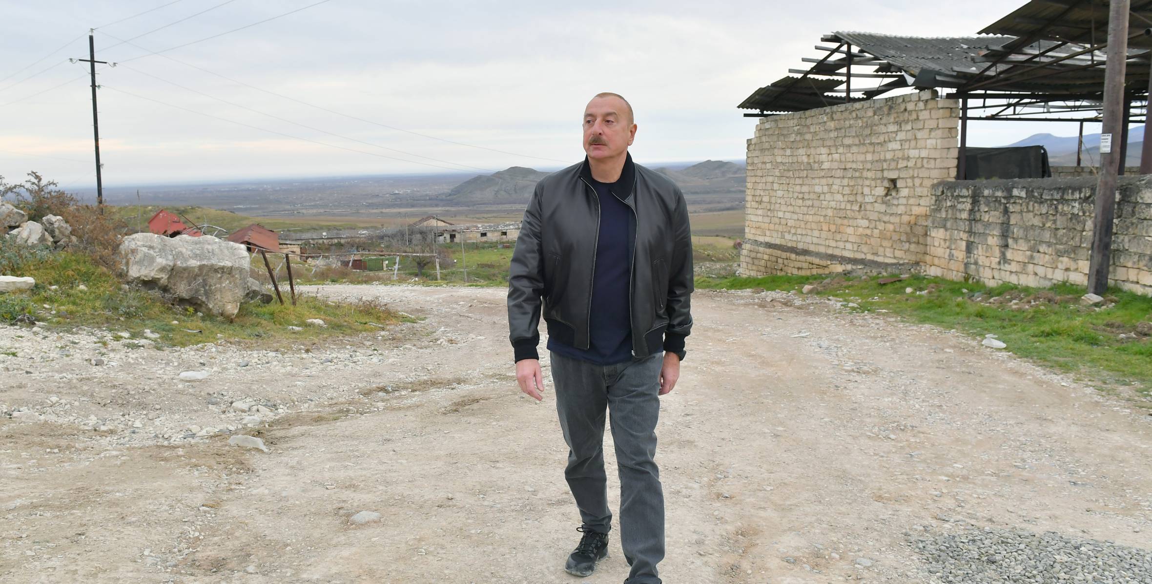 Ilham Aliyev visited village of Khanabad in Khojaly district