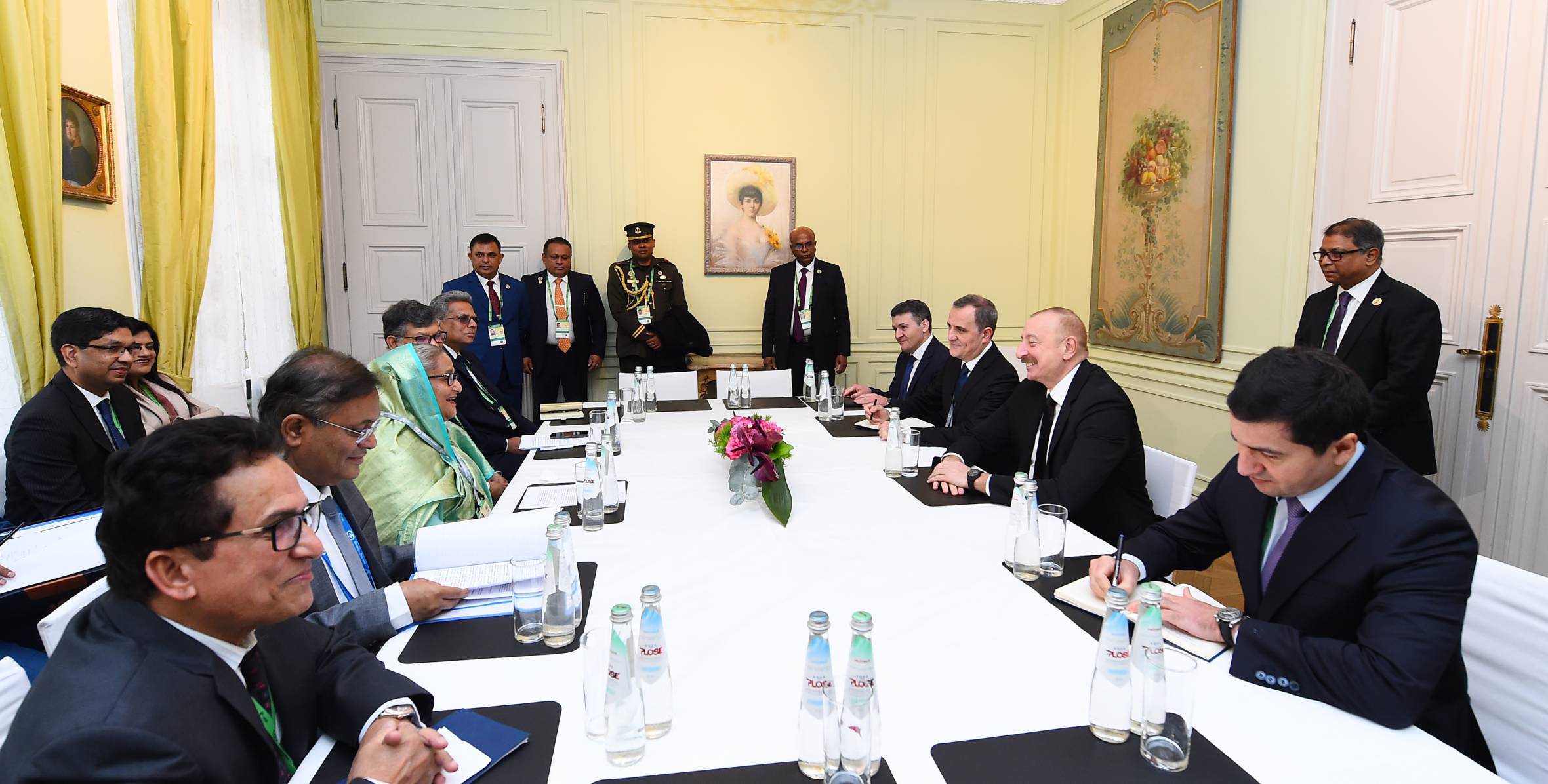 Cостоялась встреча Ильхама Алиева с премьер-министром Народной Республики Бангладеш