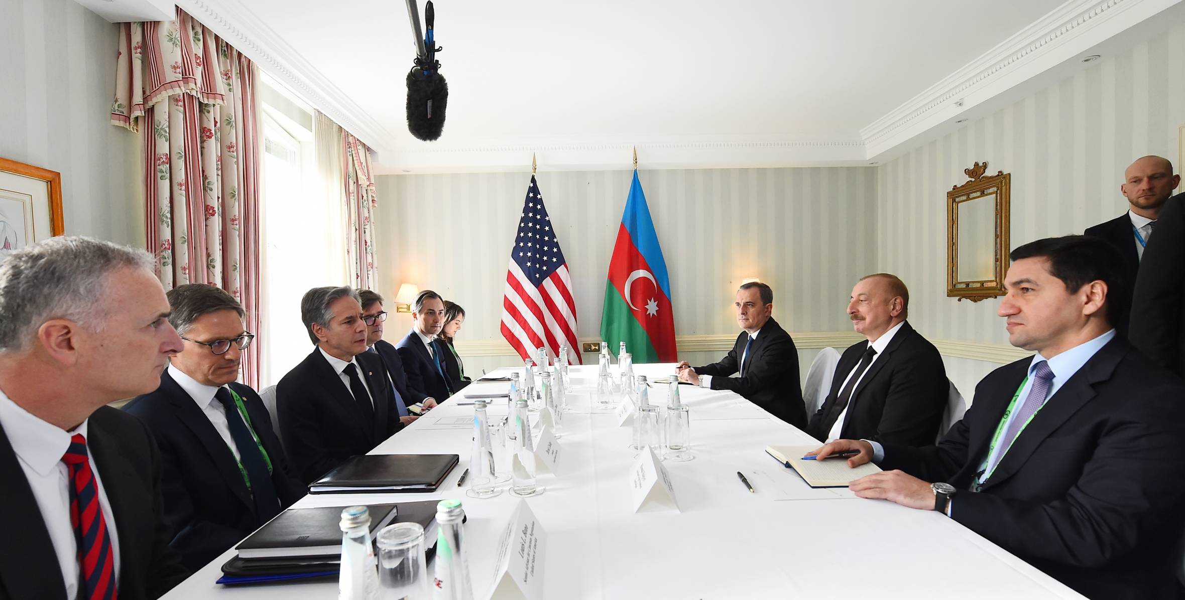 Cостоялась встреча Ильхама Алиева с государственным секретарем США Энтони Блинкеном