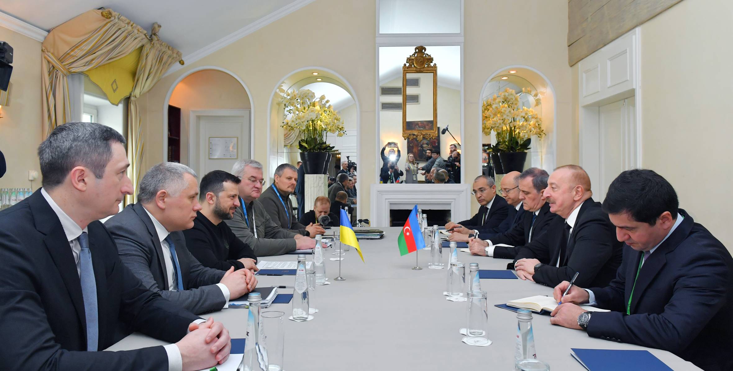 Состоялась встреча Ильхама Алиева с Президентом Украины