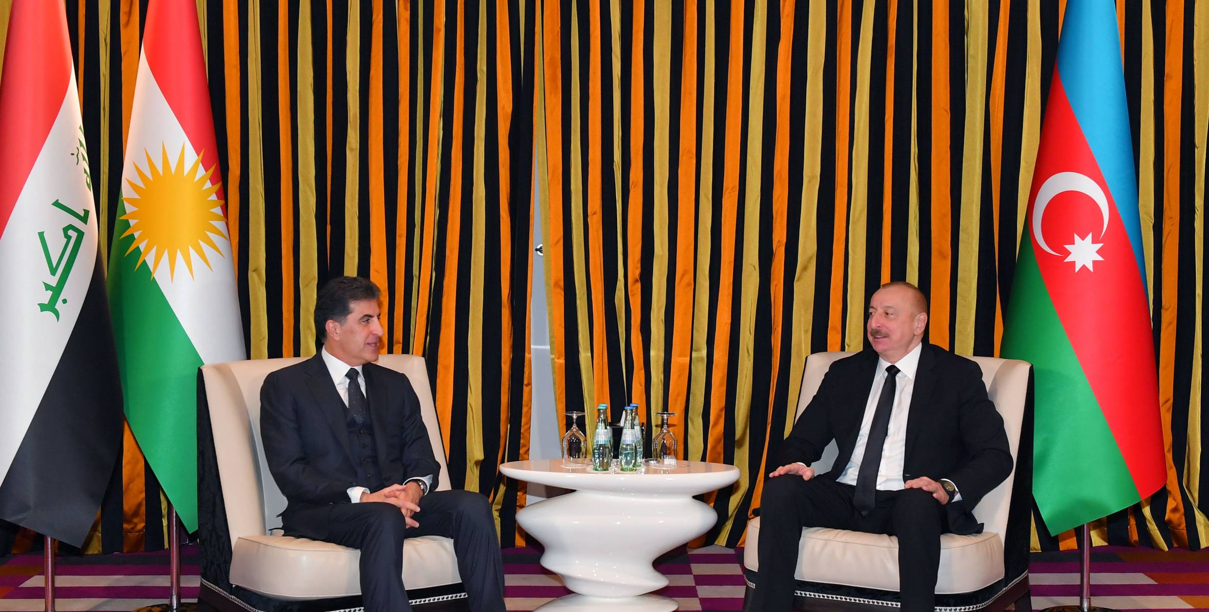 İlham Əliyev ilə İraq Kürdüstan Regionunun Başçısının görüşü olub