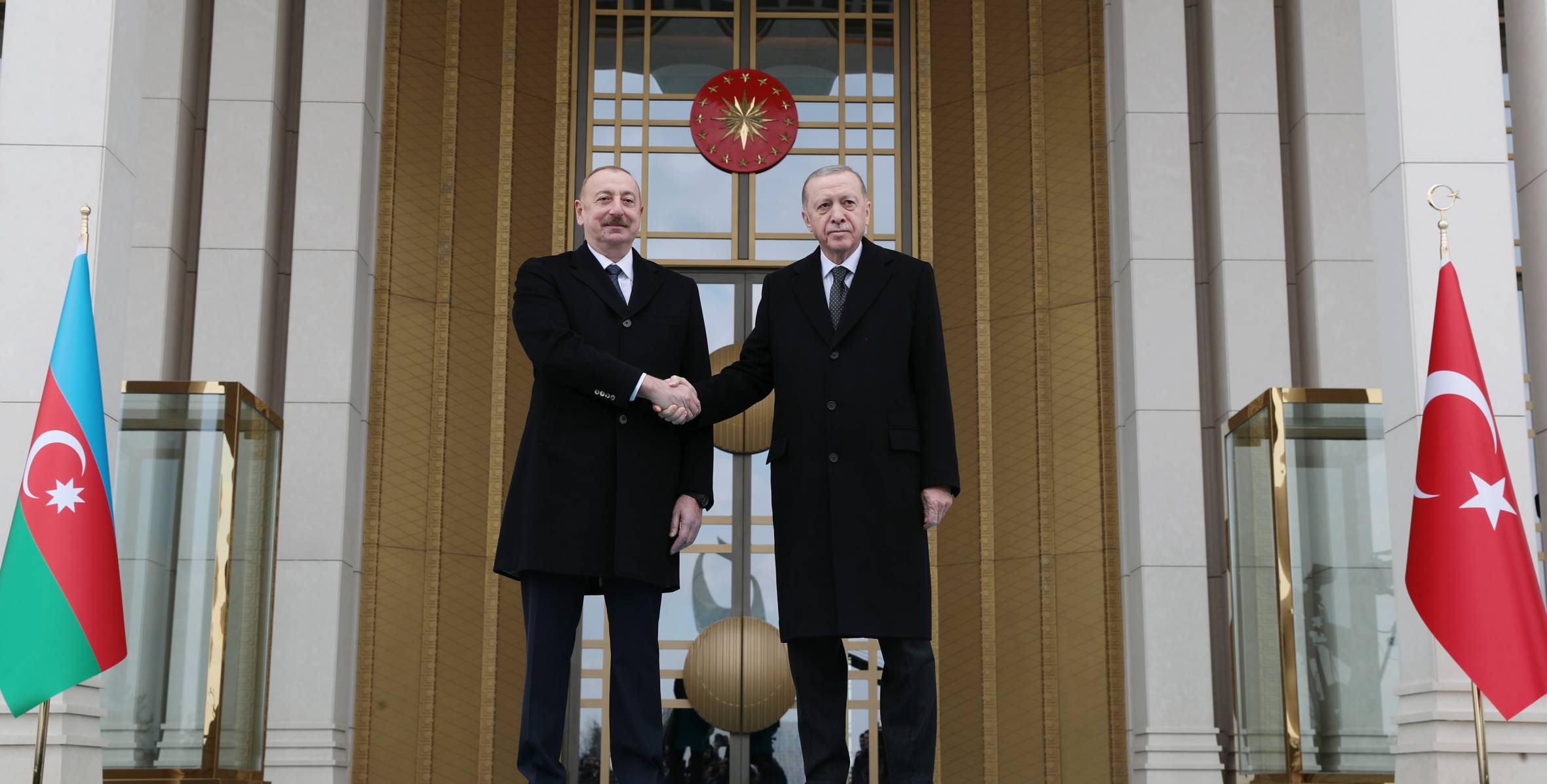 An official welcome ceremony for Ilham Aliyev has been held at the Presidential Palace of the Republic of Türkiye