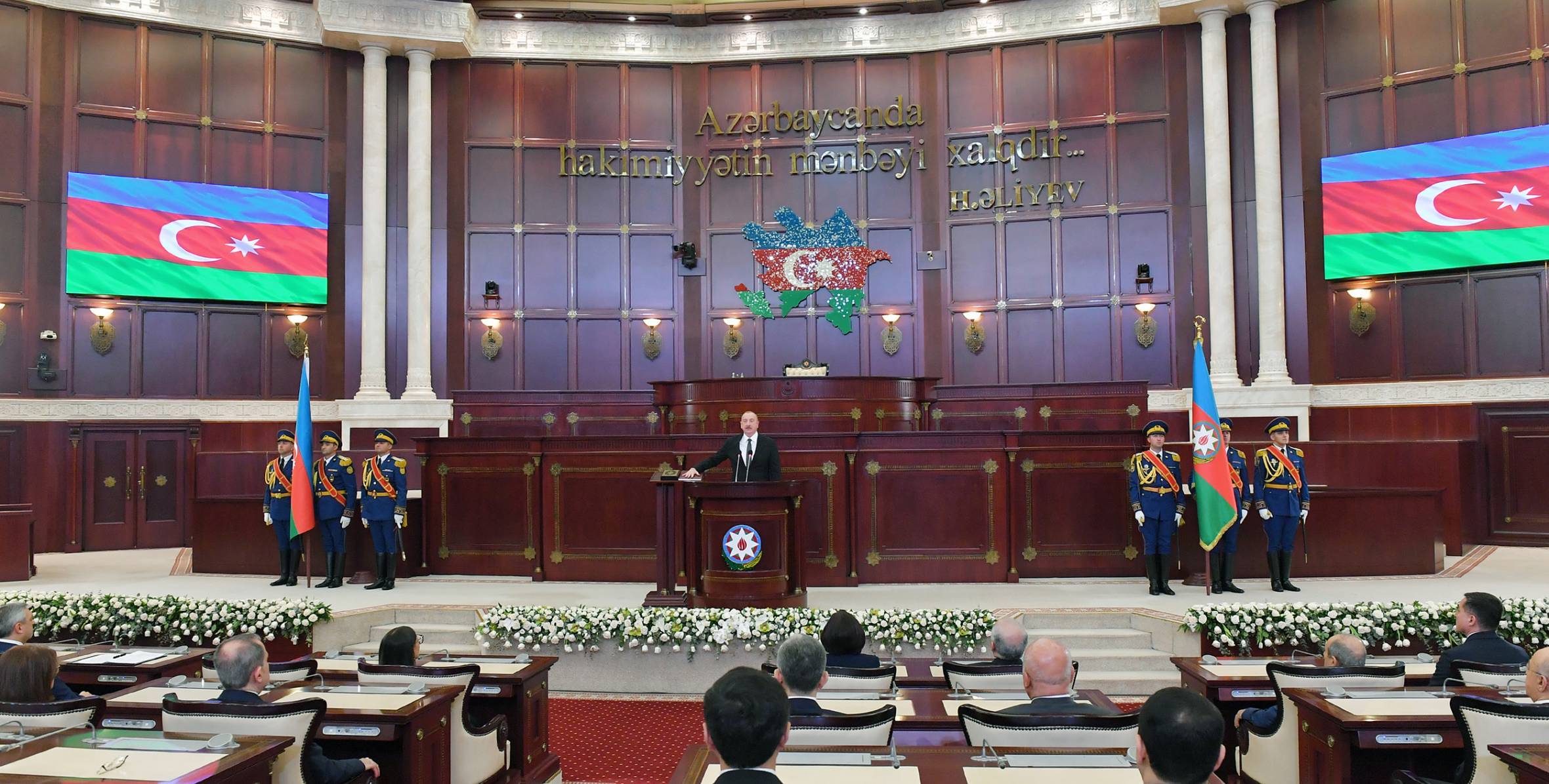 Речь Ильхама Алиева на церемонии инаугурации