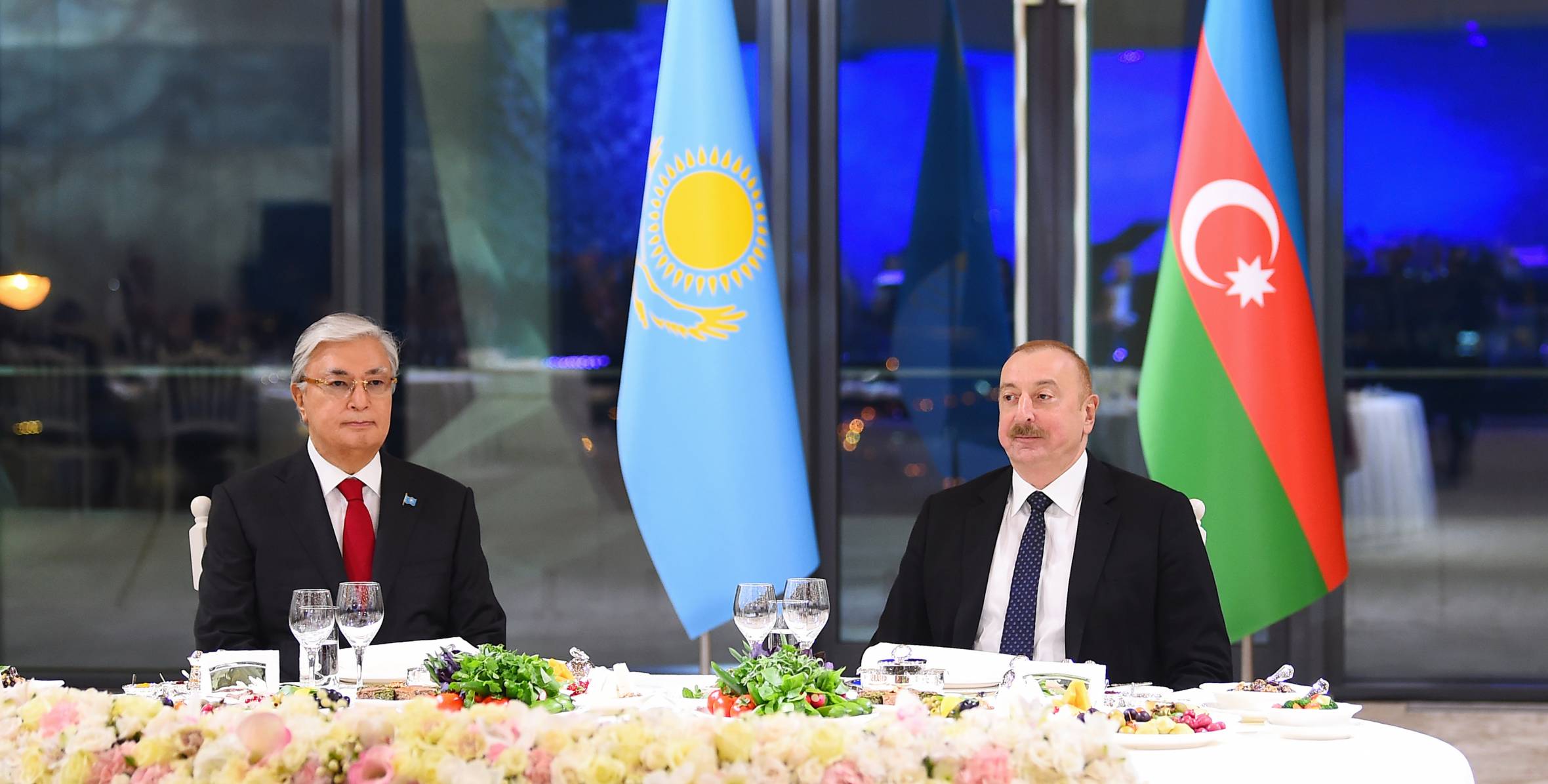 От имени Ильхама Алиева был дан государственный прием в честь Президента Республики Казахстан Касым-Жомарта Токаева