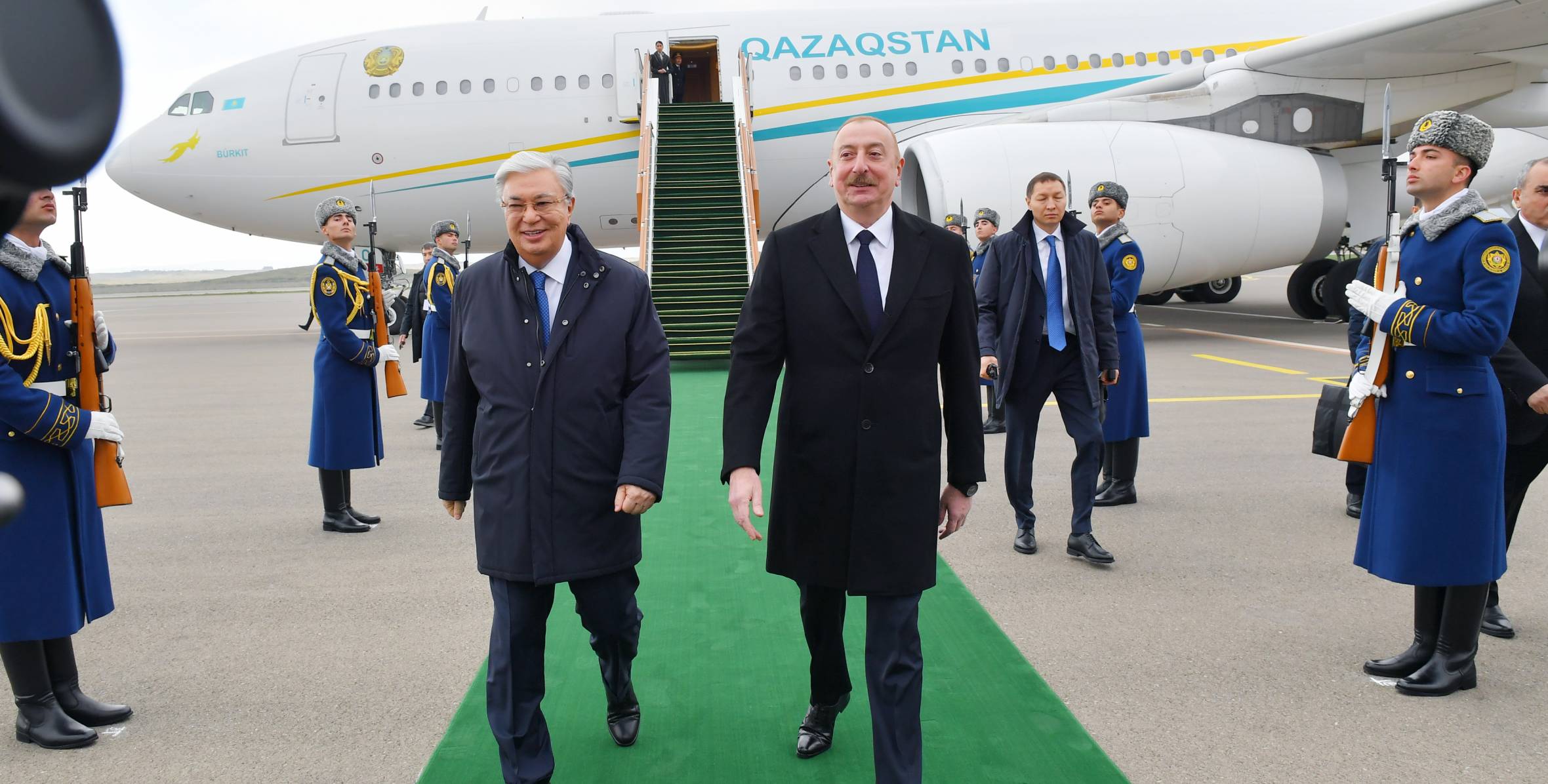 Находящийся с государственным визитом в Азербайджане Президент Казахстана Касым-Жомарт Токаев прибыл в Физулинский район