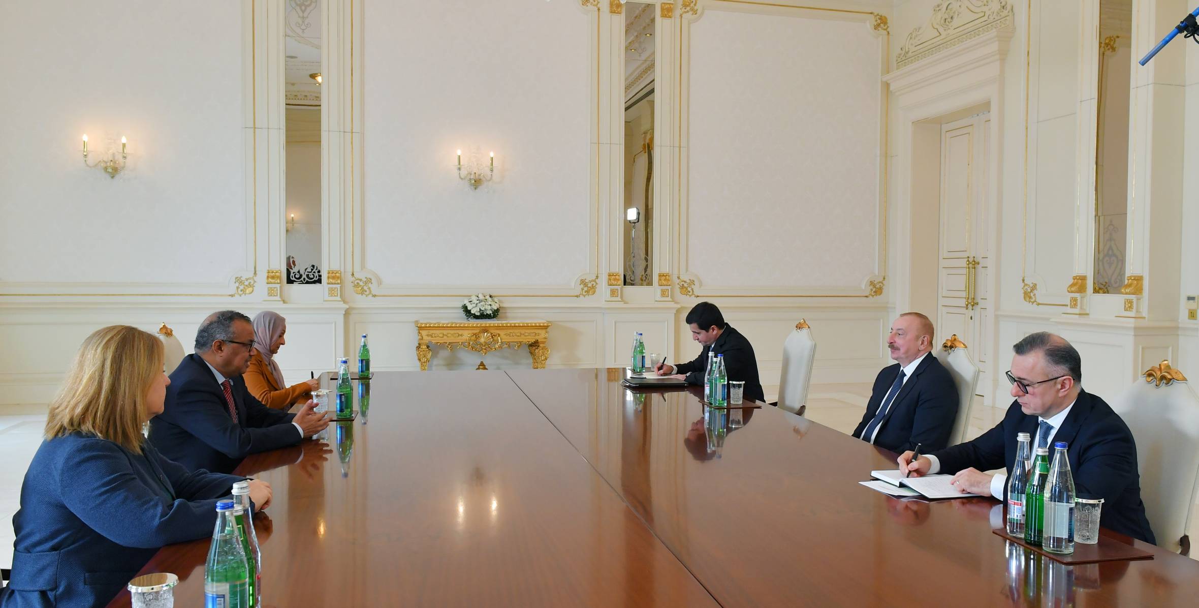 Ильхам Алиев принял генерального директора Всемирной организации здравоохранения