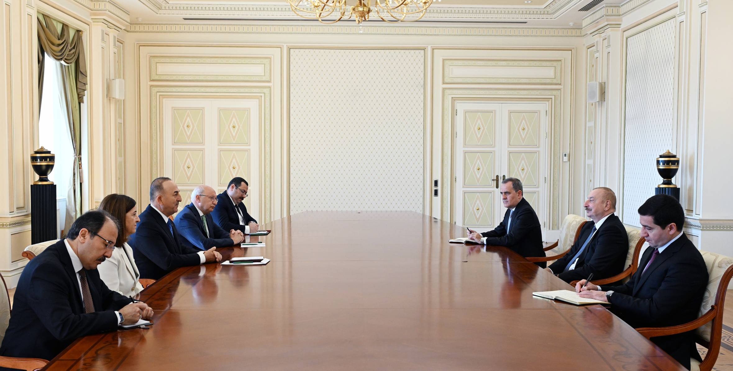 Ilham Aliyev received member of Grand National Assembly of Türkiye Mevlüt Çavuşoğlu