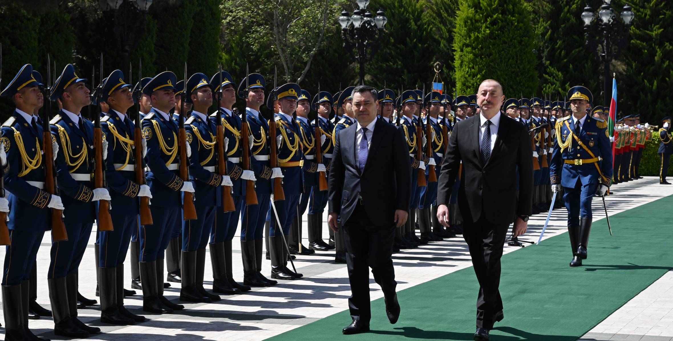 An official welcome ceremony was held for Sadyr Zhaparov, President of the Kyrgyz Republic