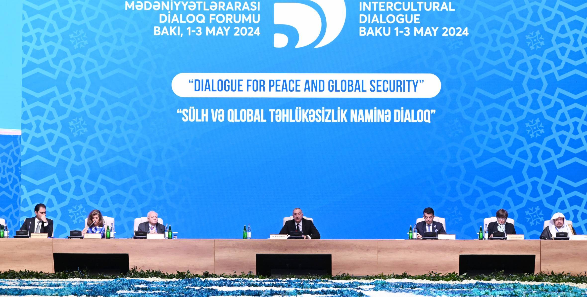 Speech by Ilham Aliyev at the opening of the 6th World Forum on Intercultural Dialogue in Baku
