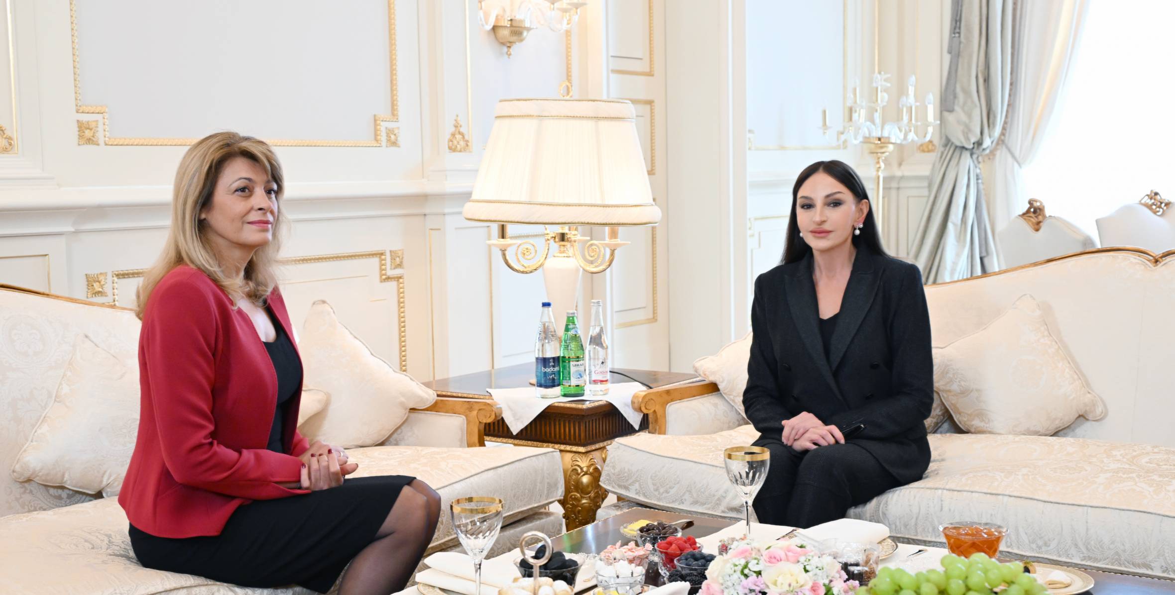 Azerbaijani First Lady Mehriban Aliyeva met with Bulgarian First Lady Desislava Radeva