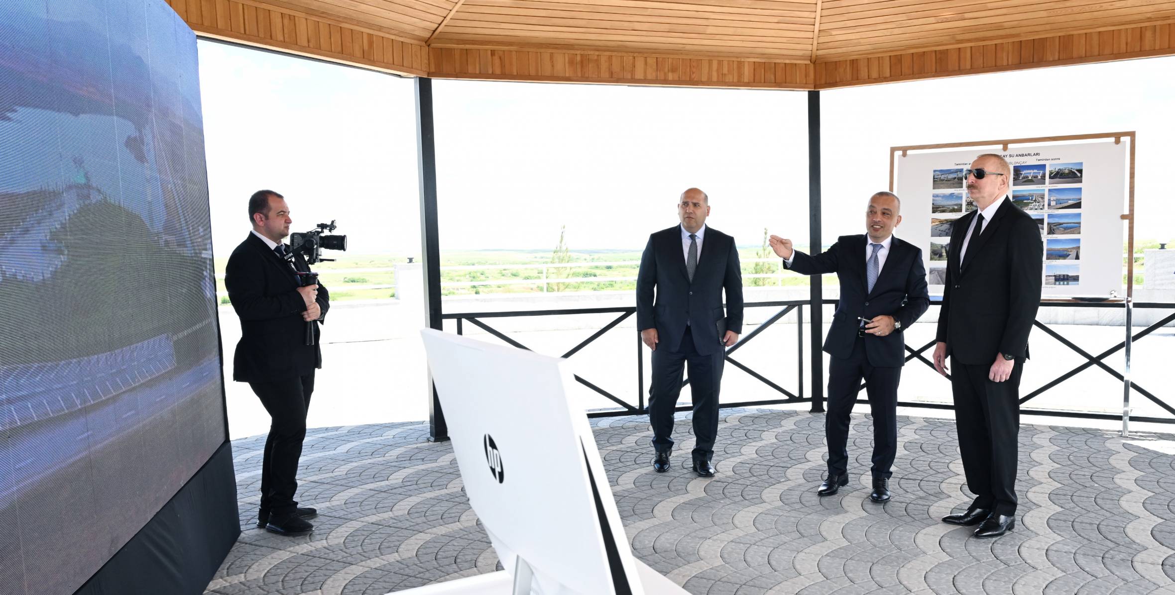 Ilham Aliyev participated in opening of Kondalanchay water reservoir complex in Fuzuli district after repair and restoration