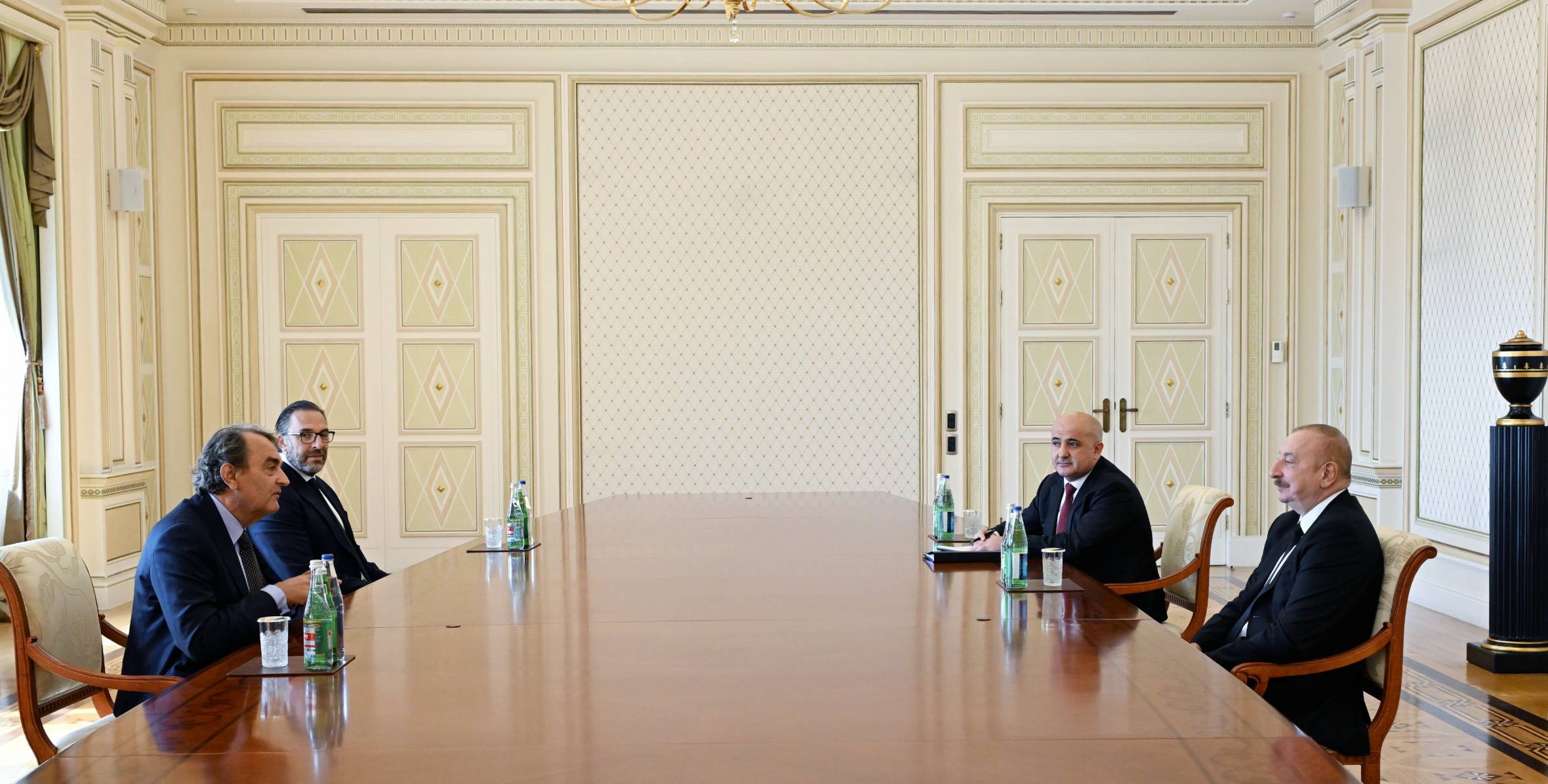 Ilham Aliyev received co-founder and co-chair of CVC Capital Partners